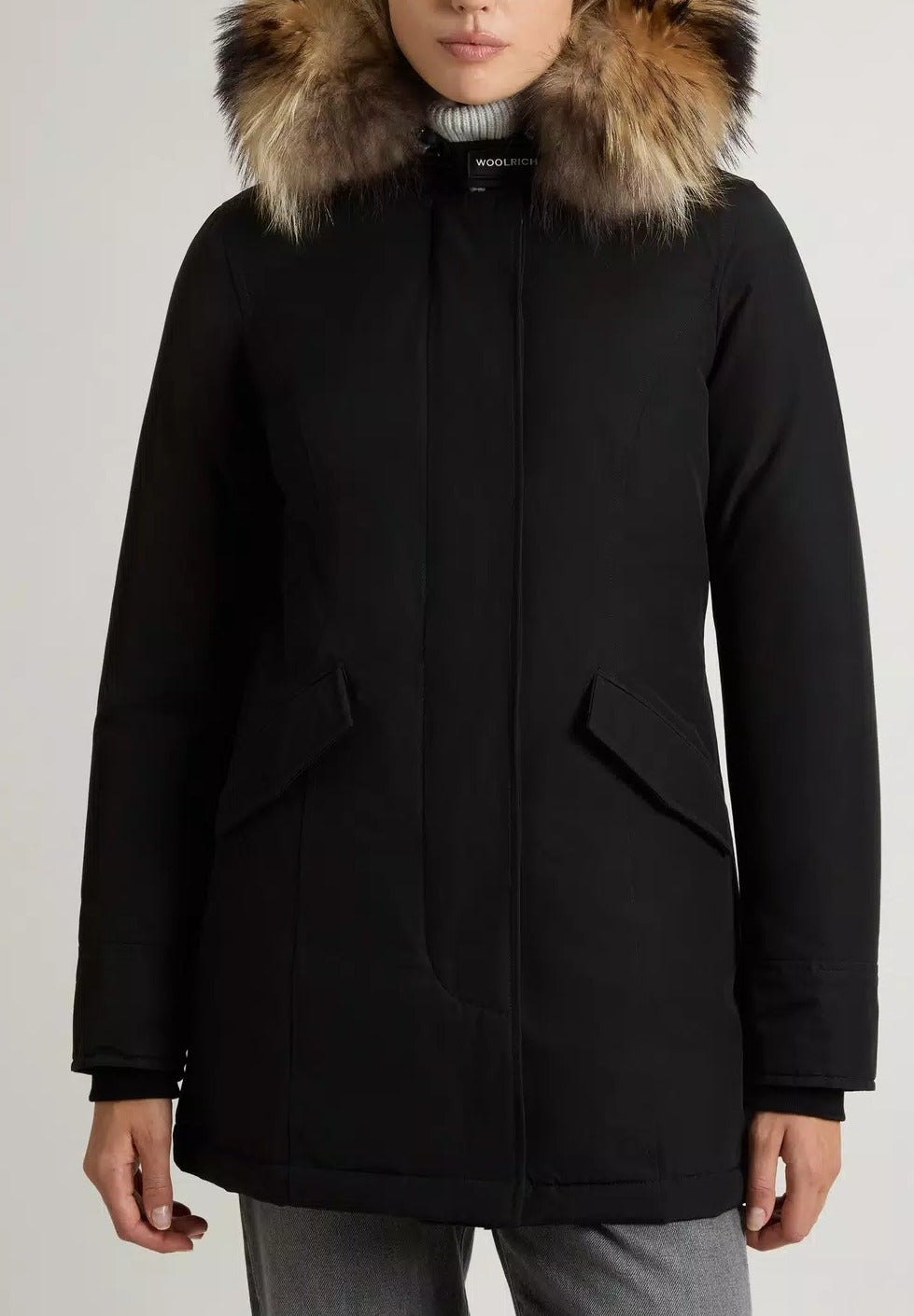 WOOLRICH Parka Donna ARCTIC RACCOON-Black