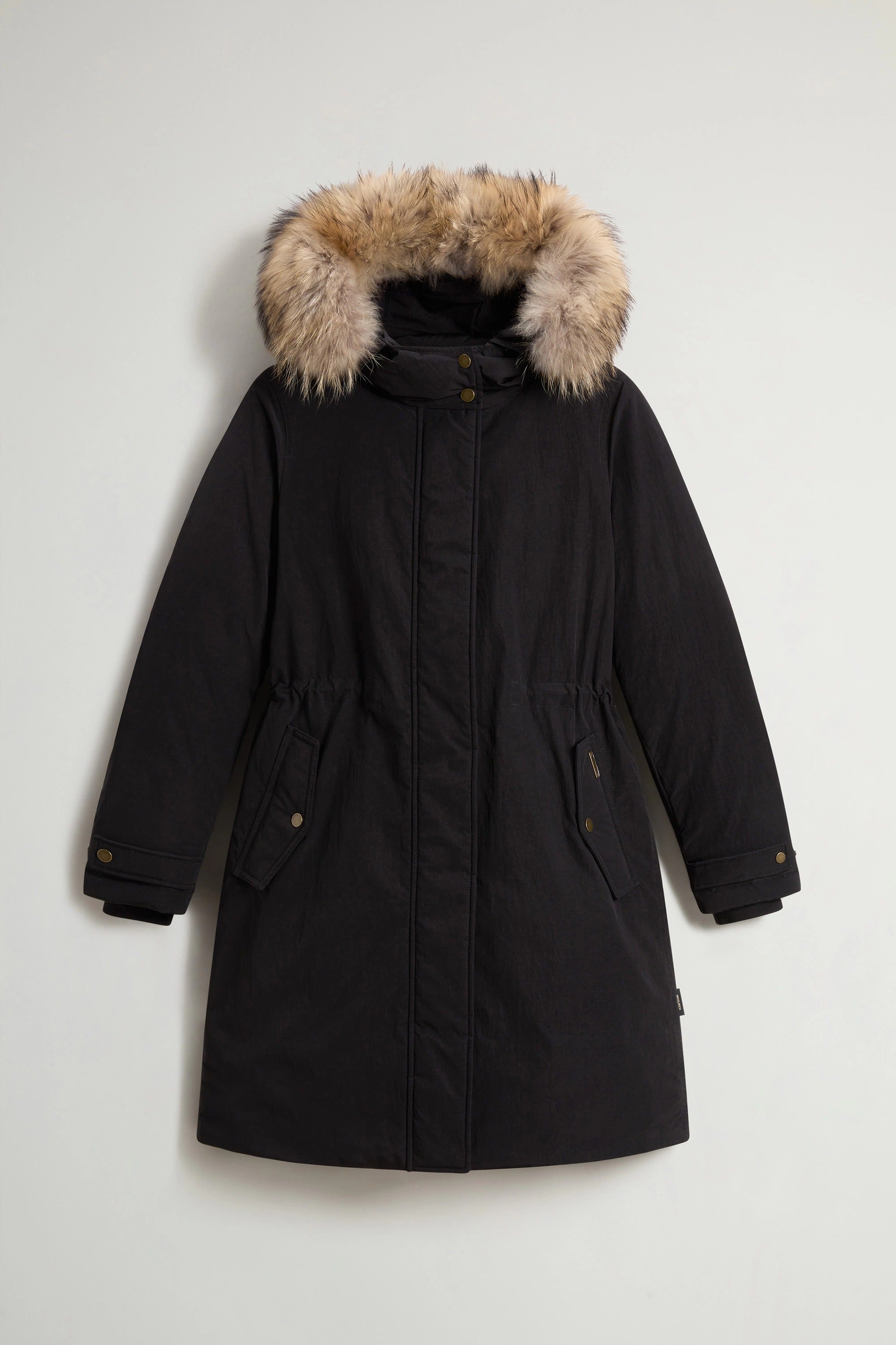WOOLRICH Parka Donna GRACE FUR-Black