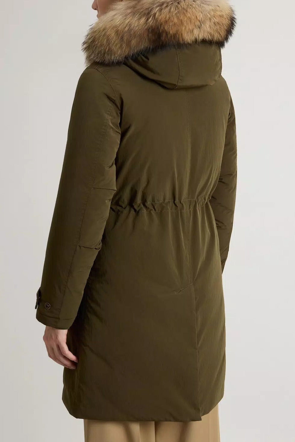 WOOLRICH Parka Donna GRACE FUR-Dark Green