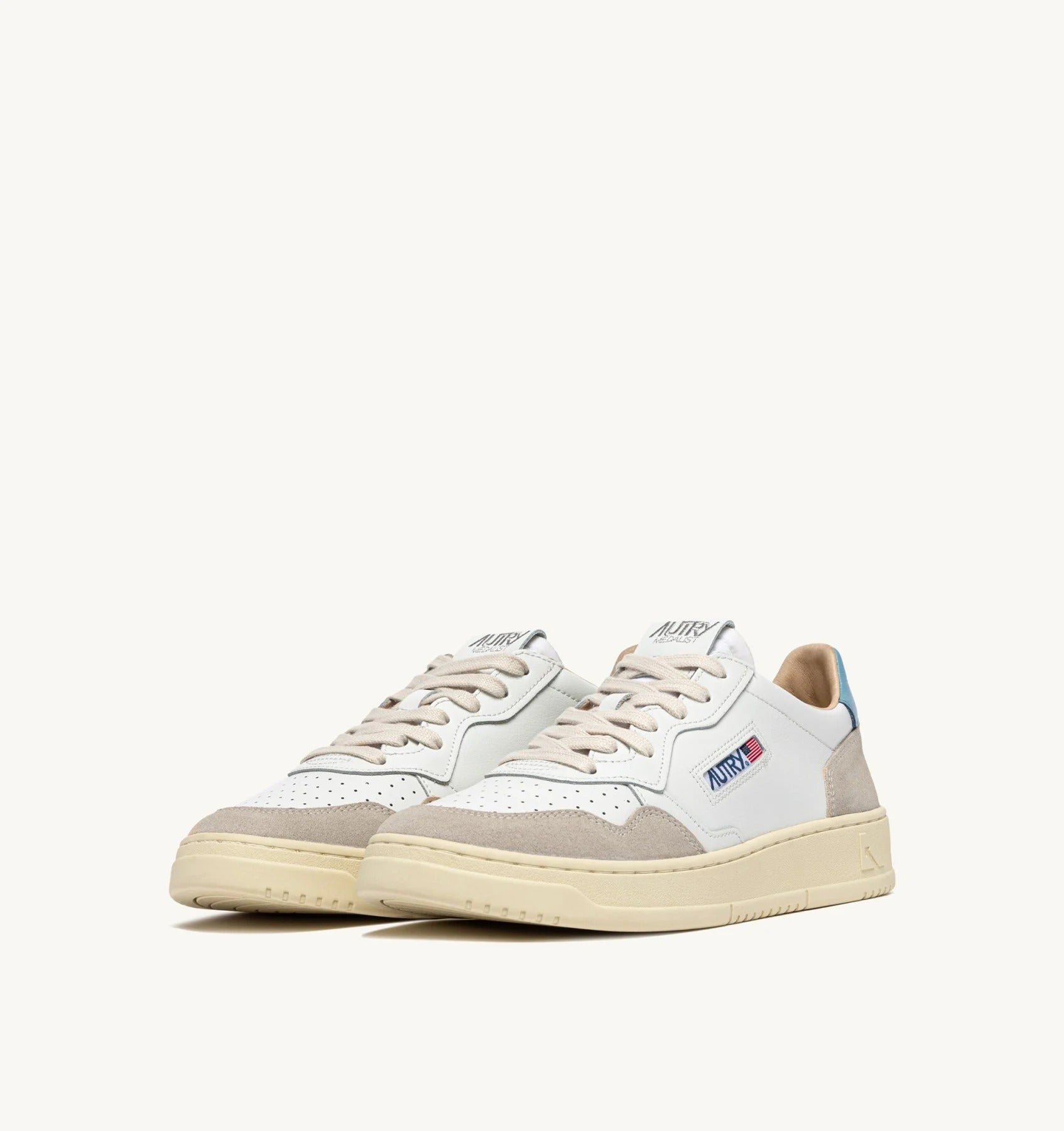 AUTRY Sneaker Uomo Medalist Low-White Beige Forget