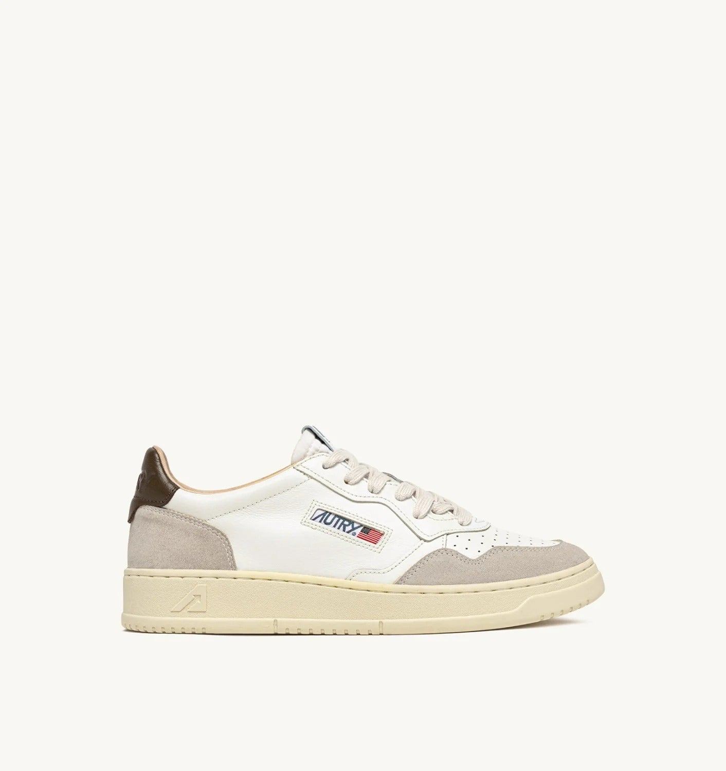 AUTRY Sneaker Uomo Medalist Low-White Beige Teak