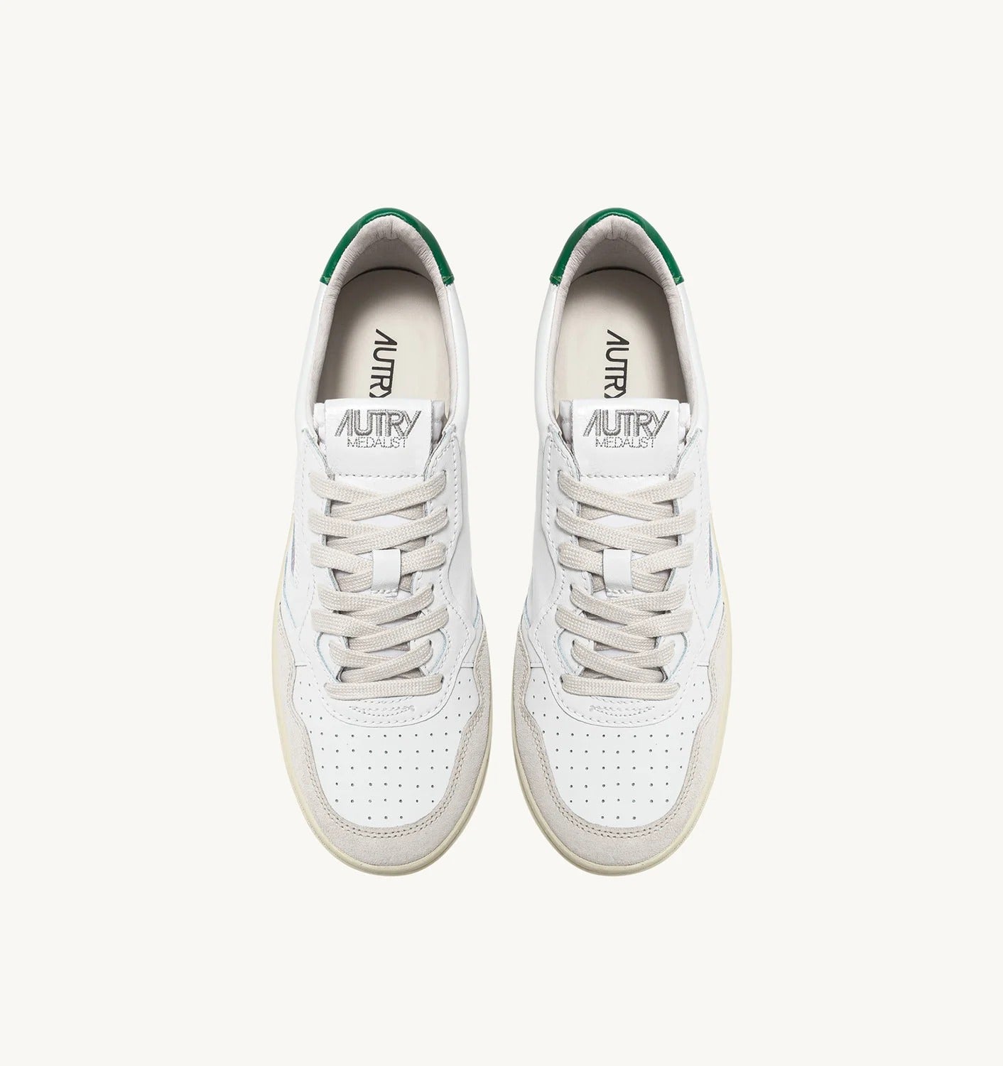 AUTRY Sneaker Uomo Medalist Low-White Beige Amazon