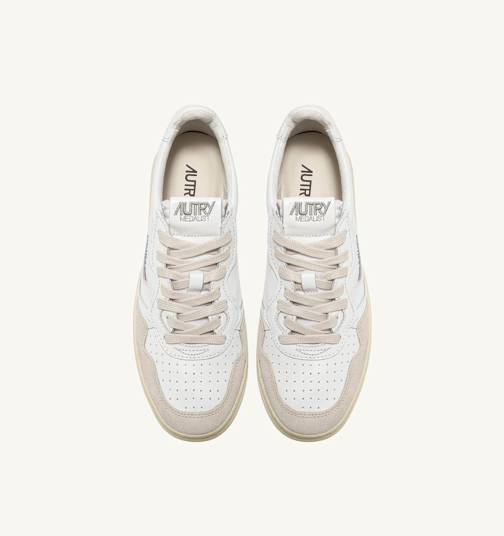 AUTRY Sneaker Uomo Medalist Low-White Beige