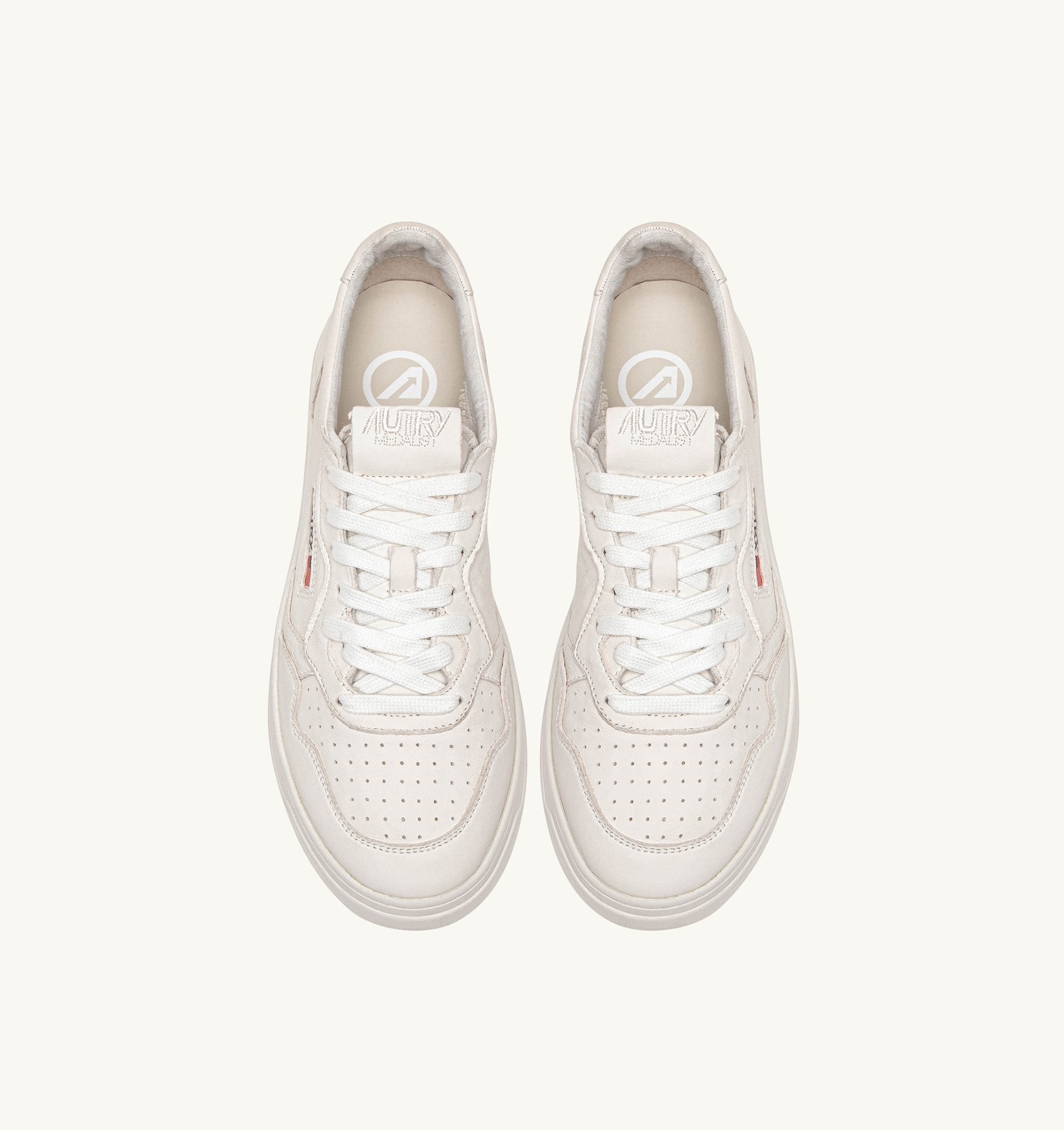 AUTRY Sneaker Uomo Medalist Low Super Soft-Optical White