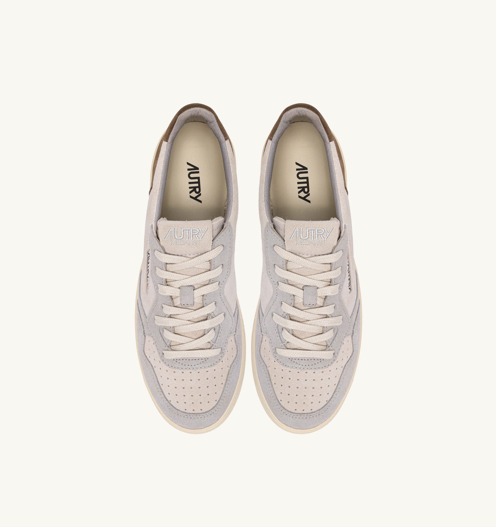 AUTRY Sneaker Uomo Medalist Low Tricolor-White Vapor Cigar