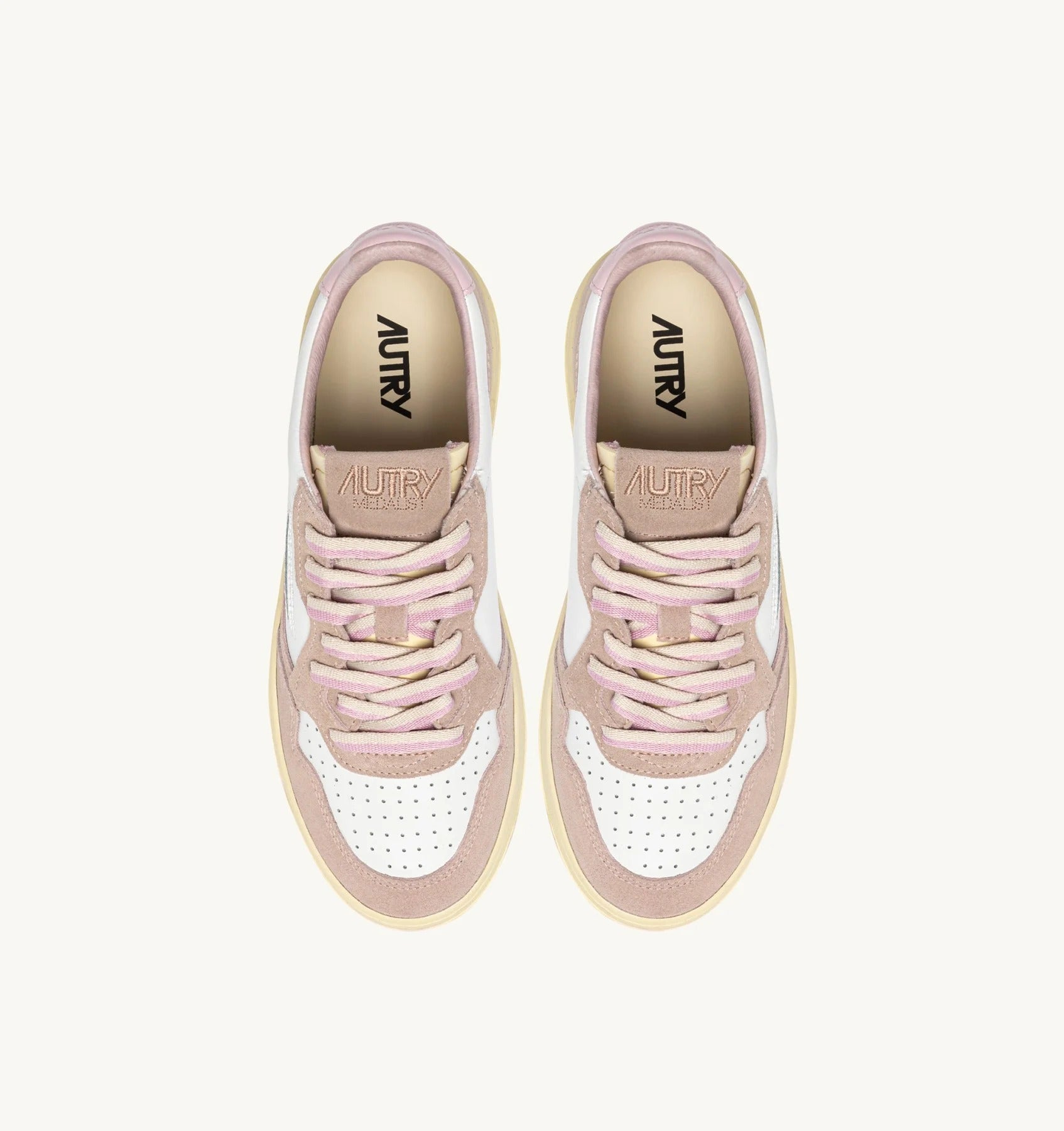 AUTRY Sneaker Donna Medalist Low-White Pale Lilac Phard