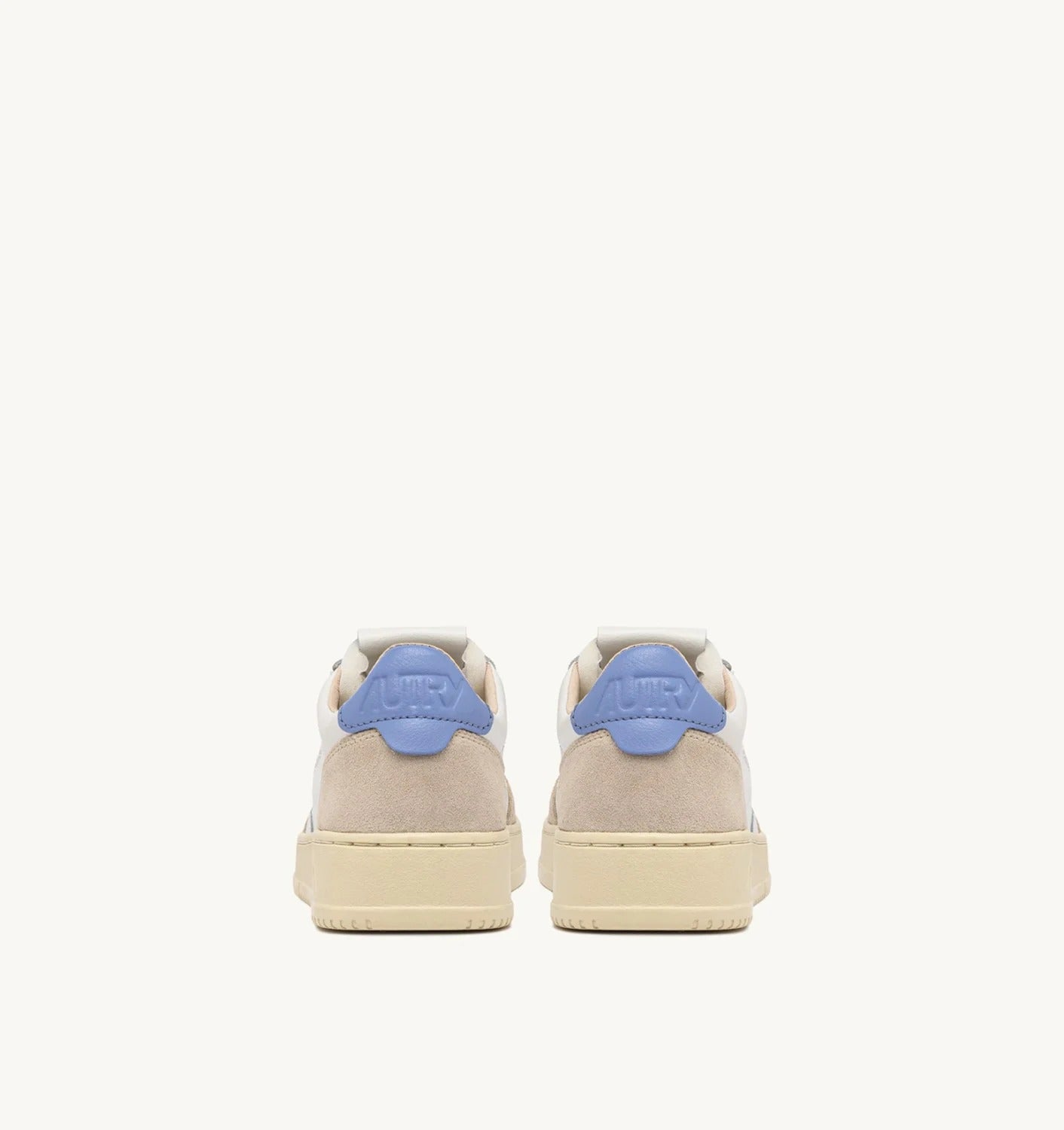 AUTRY Sneaker Donna Medalist Low-White Beige Della Robbia Blue