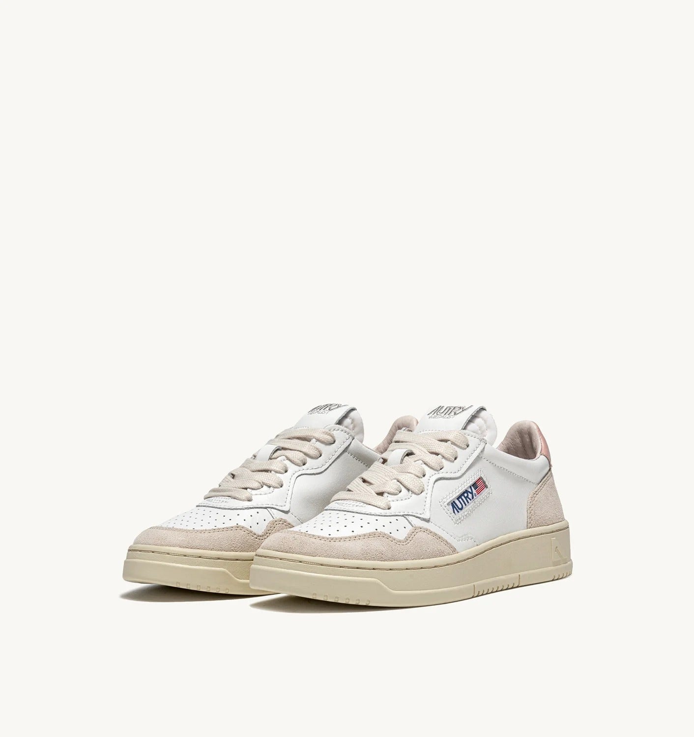 AUTRY Sneaker Donna Medalist Low-White Beige Powder
