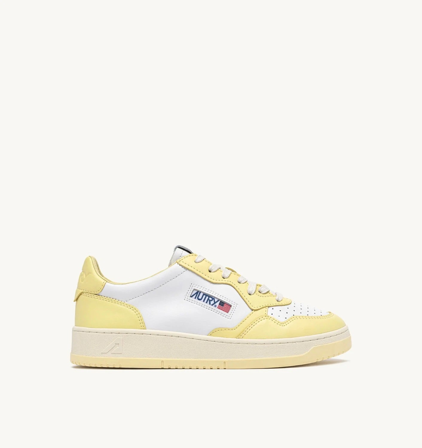 AUTRY Sneaker Donna Medalist Low Woman-White Lemon Meringue