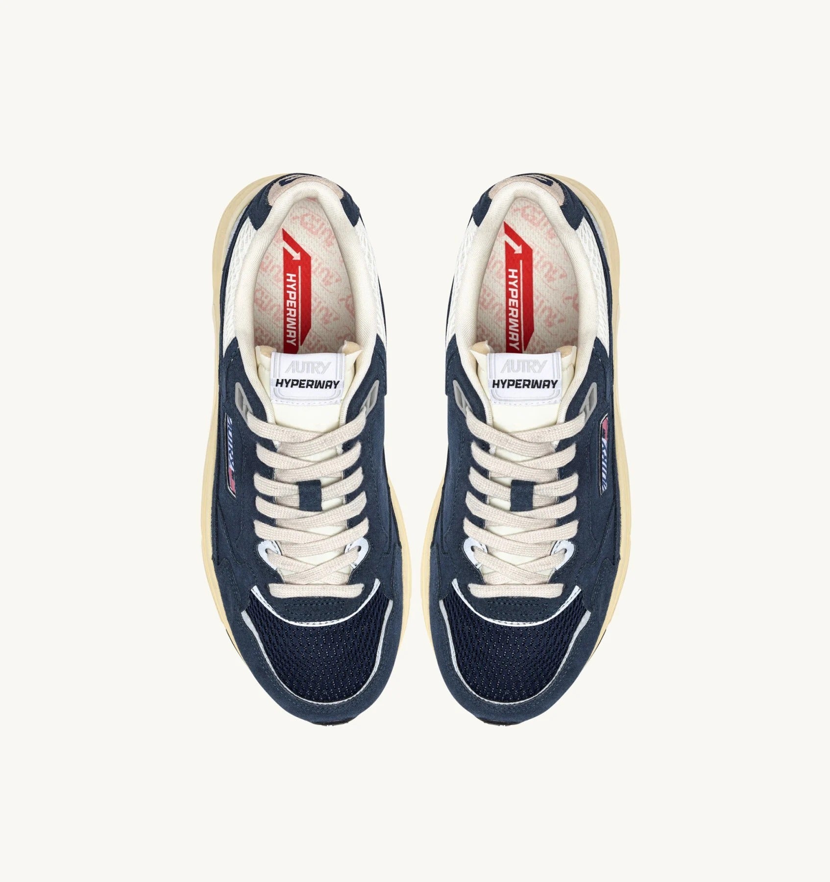 AUTRY Sneaker Uomo Hyperway Low-Blue Silver