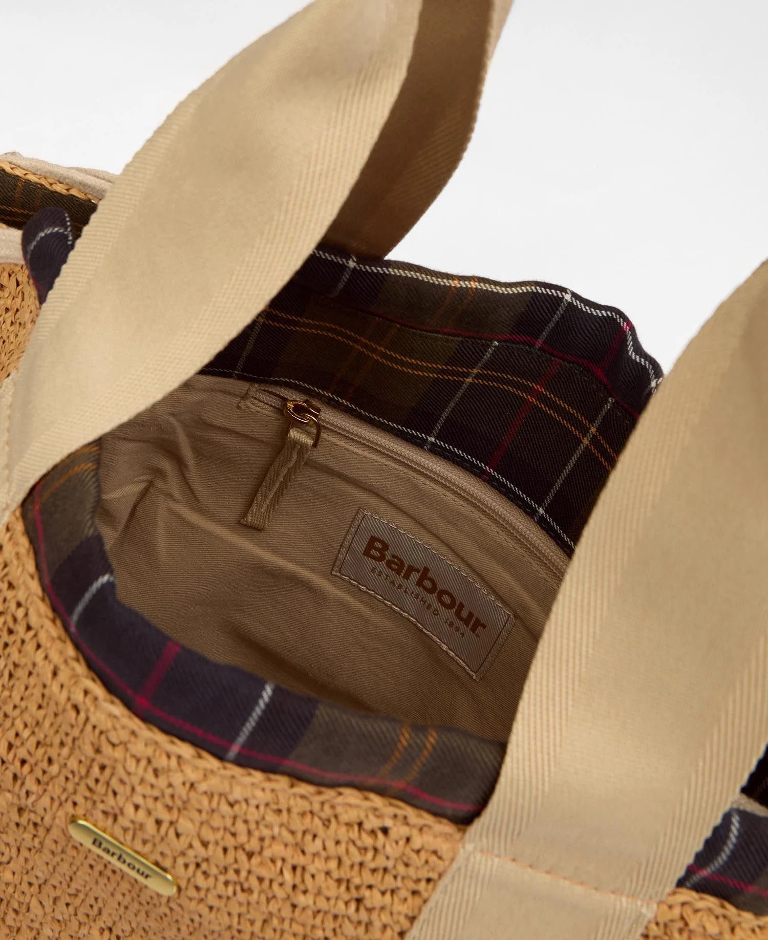 BARBOUR Borsa Tote LILY BEACH-Natural