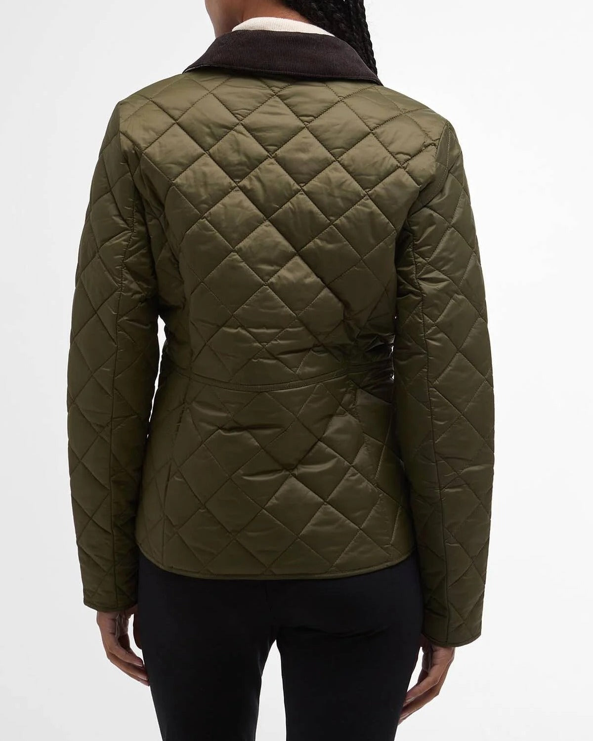 BARBOUR Giacca Donna DEVERON QUILTED-Olive Pale Pink