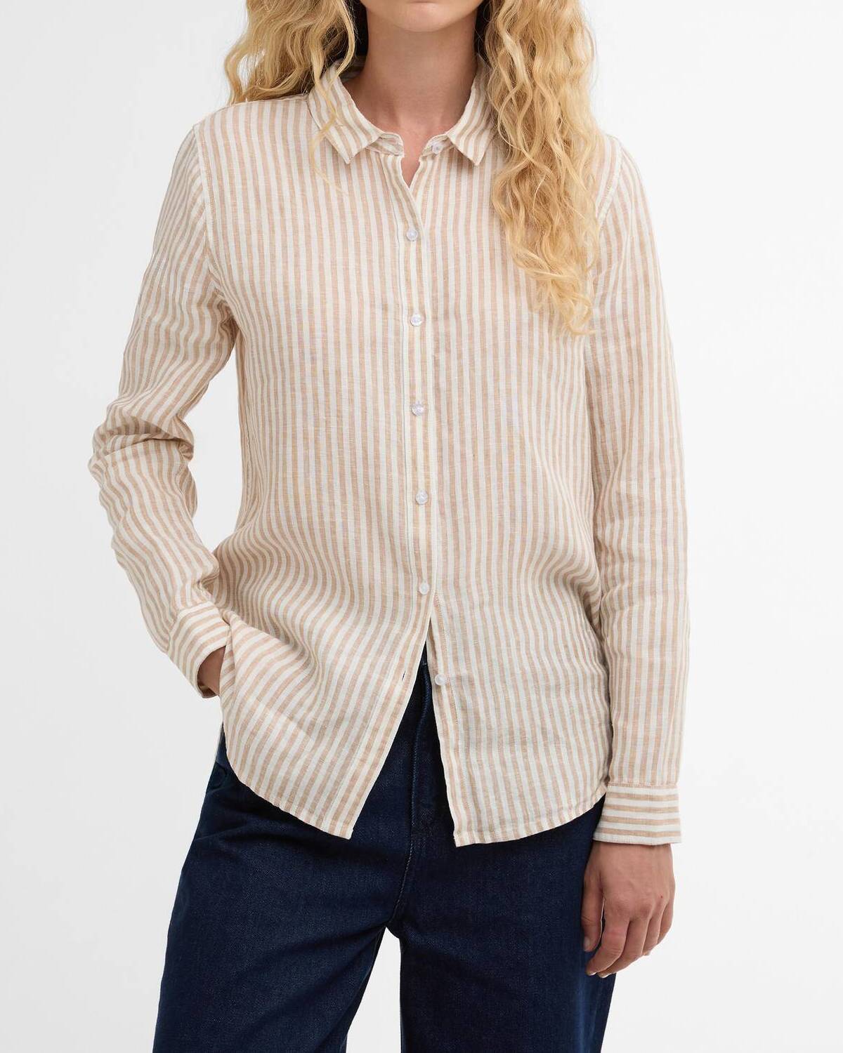 BARBOUR Camicia Donna MARINE-Pink Stripe