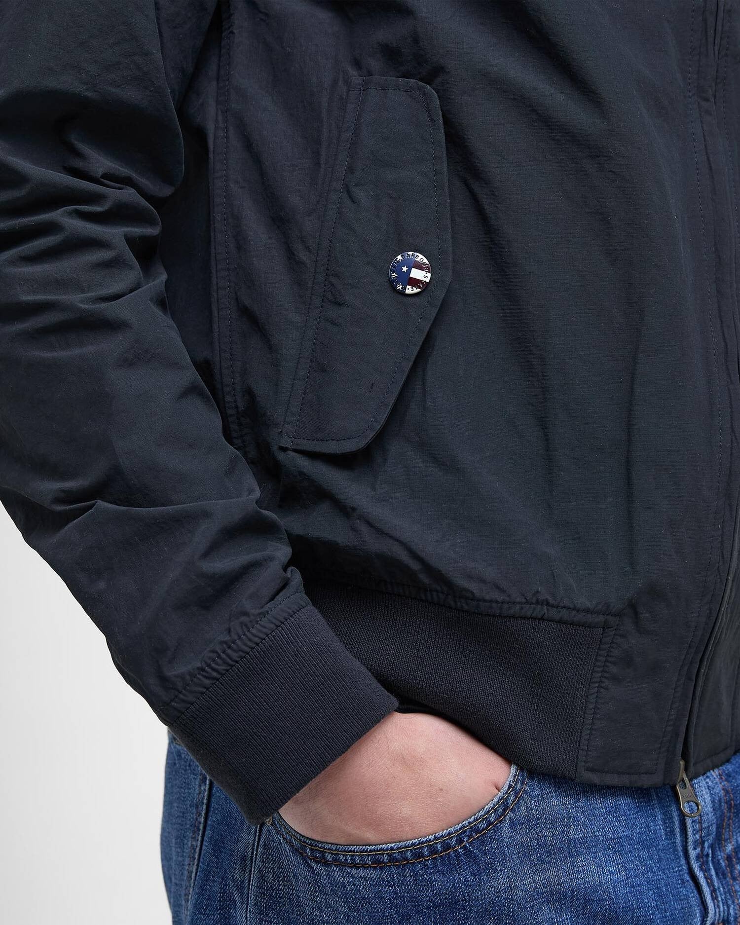 BARBOUR Giacca Uomo RECTIFIER HARRIGTON Steve McQueen-Classic Navy