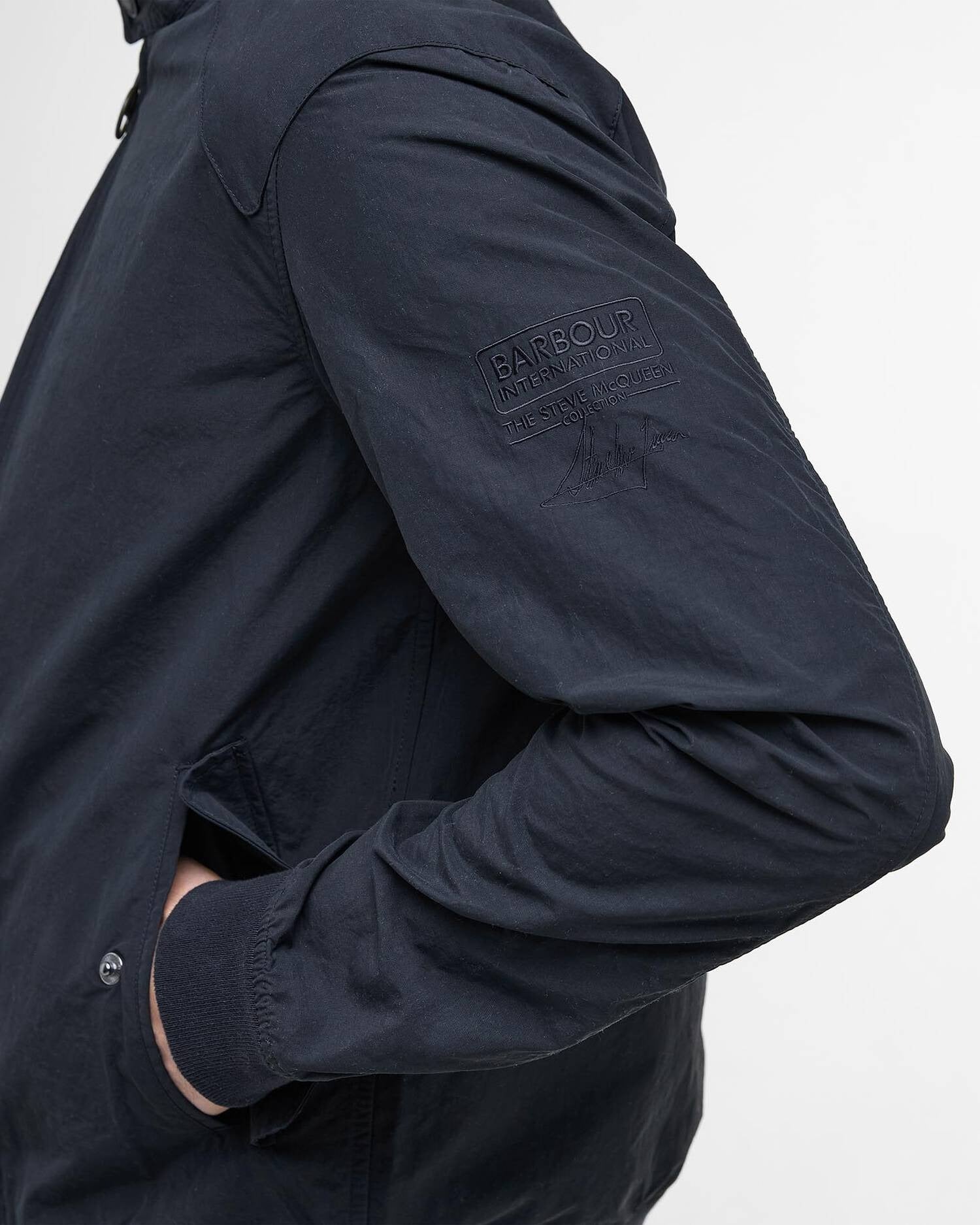 BARBOUR Giacca Uomo RECTIFIER HARRIGTON Steve McQueen-Classic Navy