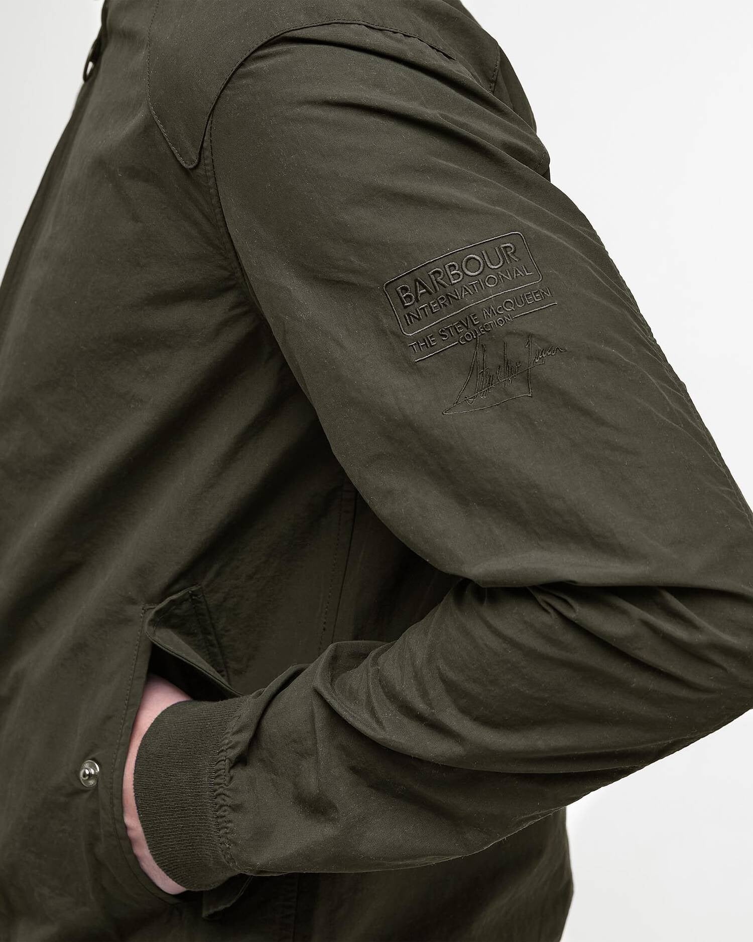 BARBOUR Giacca Uomo RECTIFIER HARRIGTON Steve McQueen-Sage