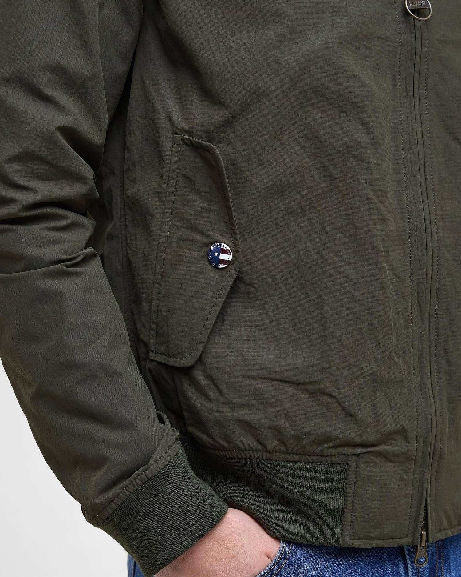 BARBOUR Giacca Uomo RECTIFIER HARRIGTON Steve McQueen-Sage