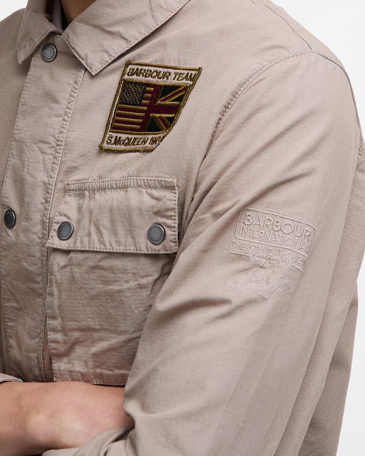 BARBOUR Giacca Uomo WORKERS-Timberwolf