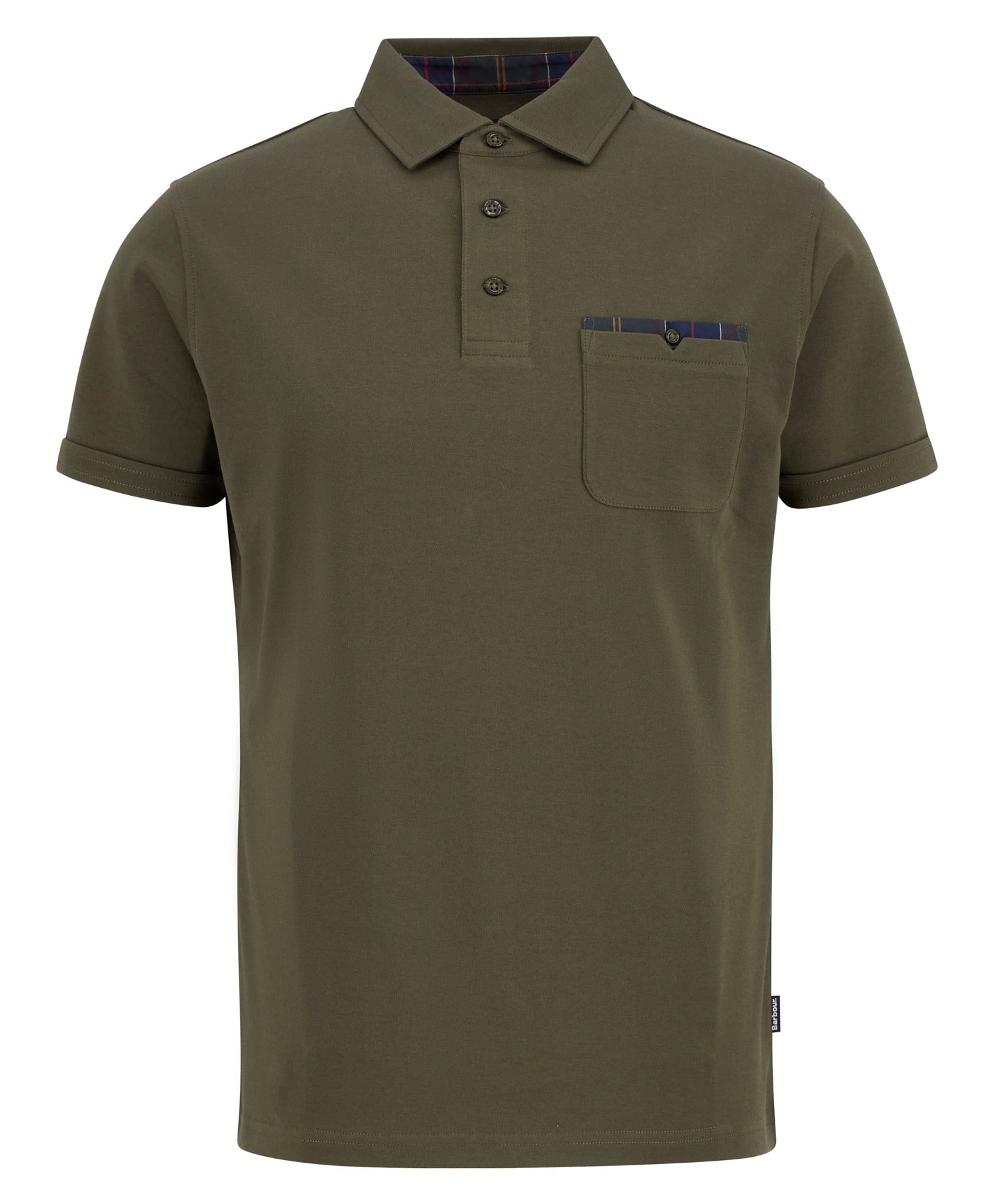 BARBOUR Polo Uomo CORPATCH-Dark Olive