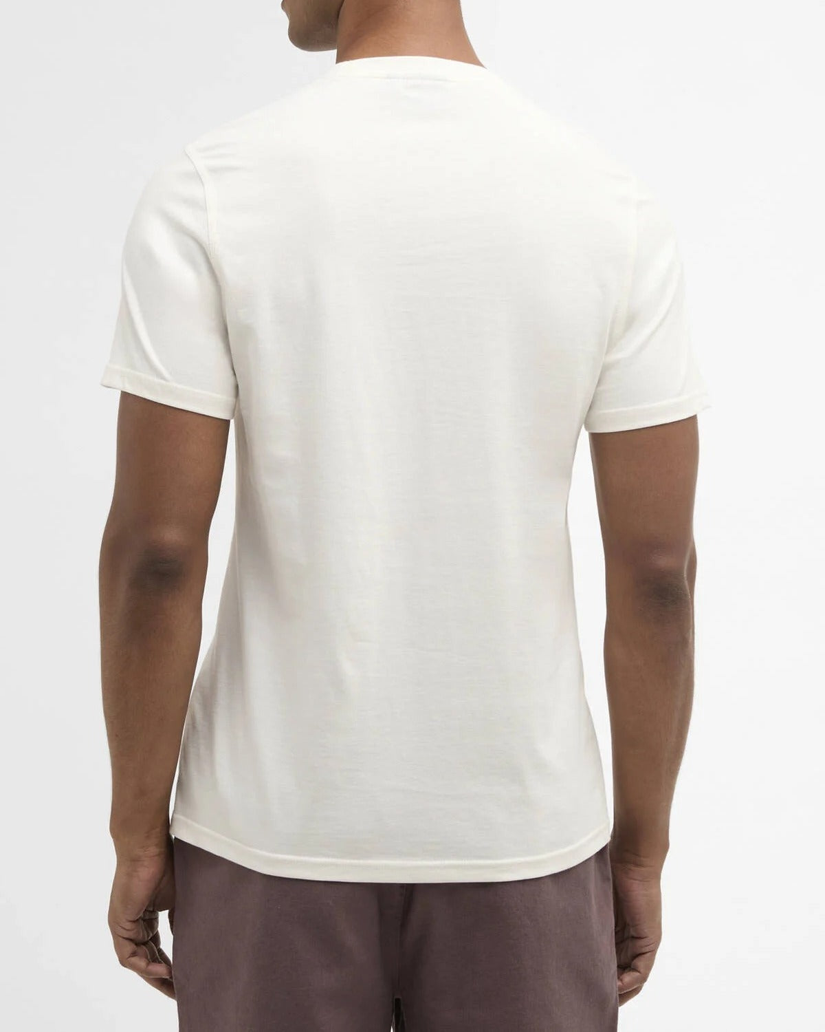BARBOUR T-Shirt Uomo BERWICK-Whisper White