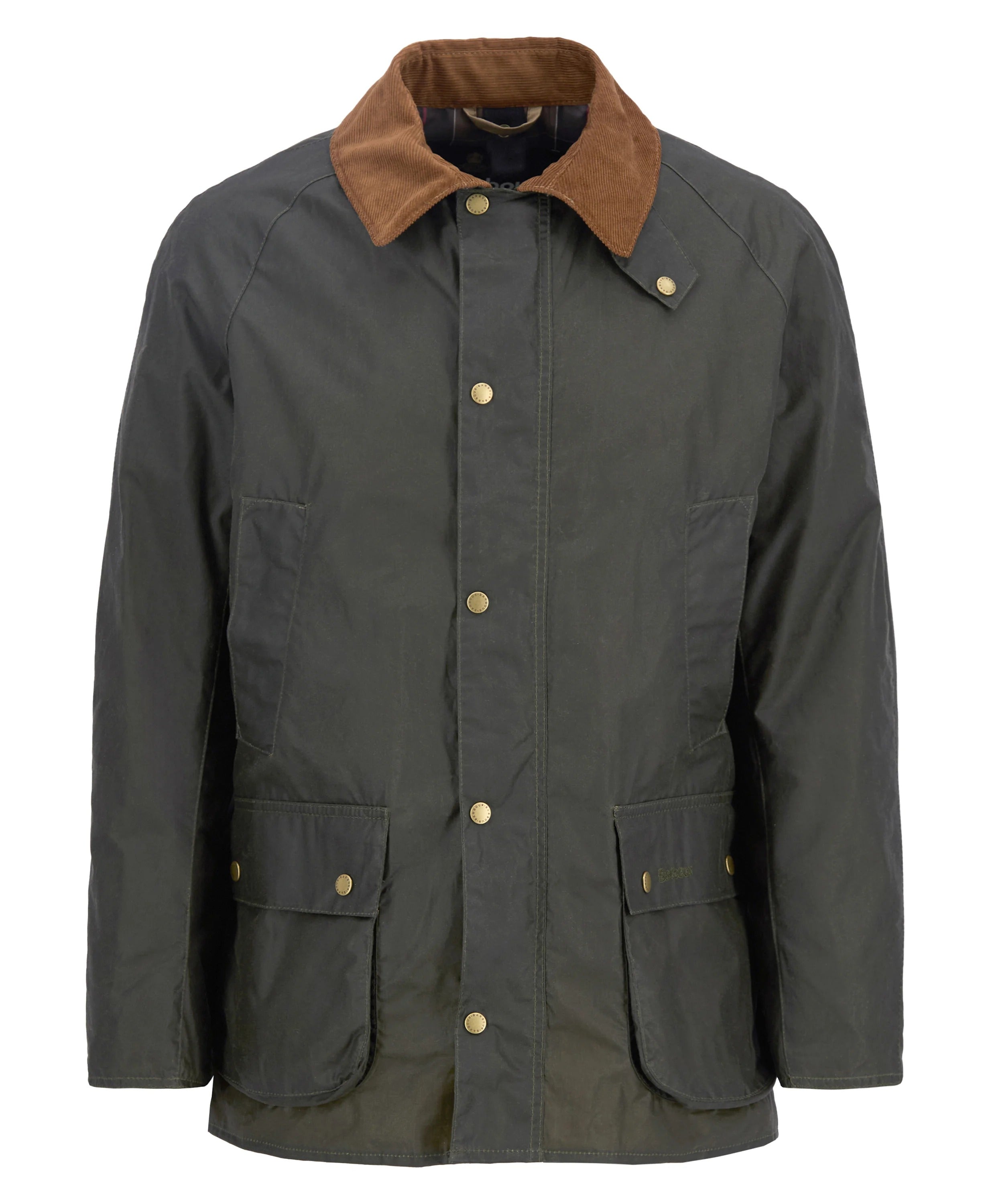 BARBOUR Giacca Uomo LIGHTWEIGHT ASHBY WAX-Archive Olive