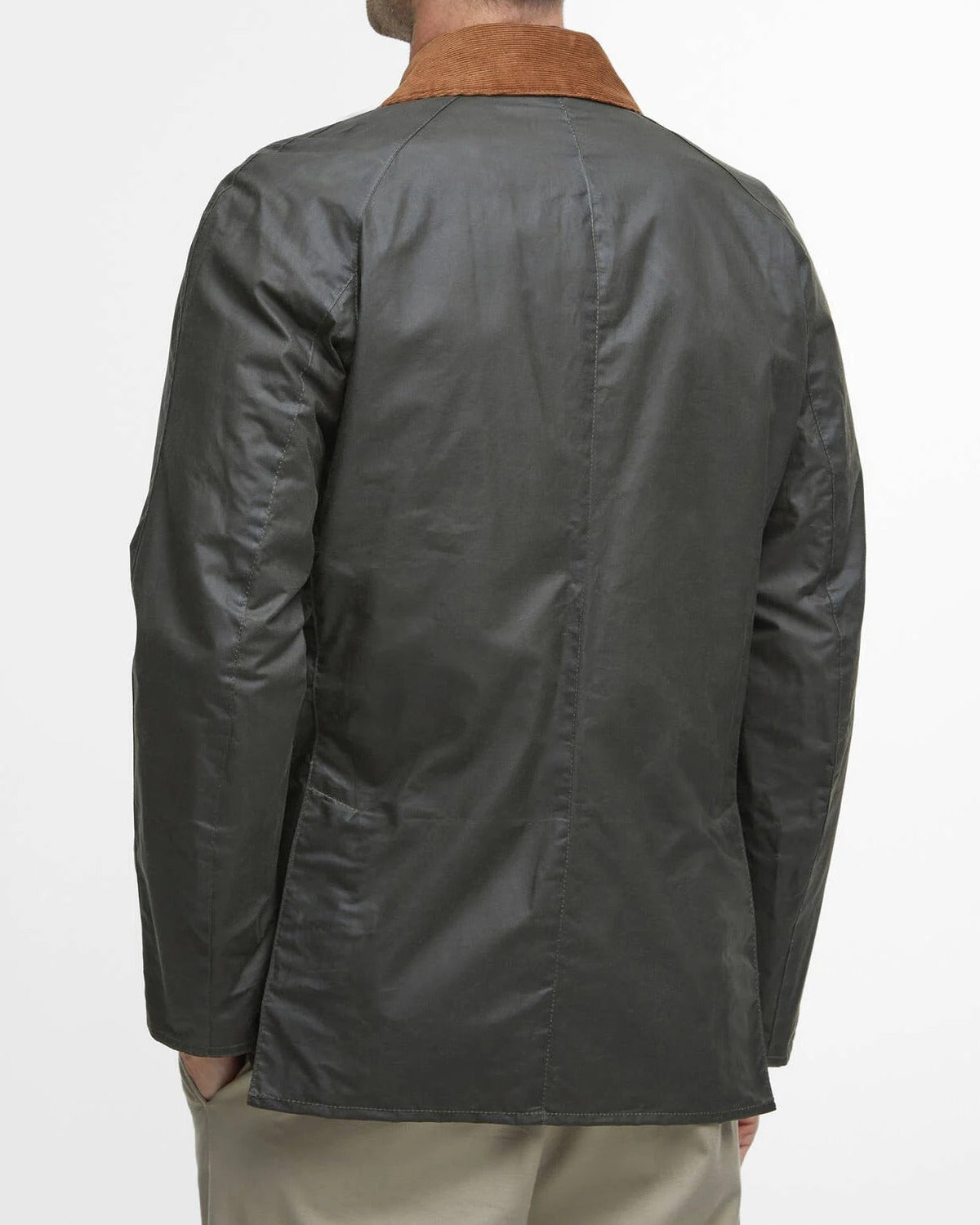 BARBOUR Giacca Uomo LIGHTWEIGHT ASHBY WAX-Archive Olive