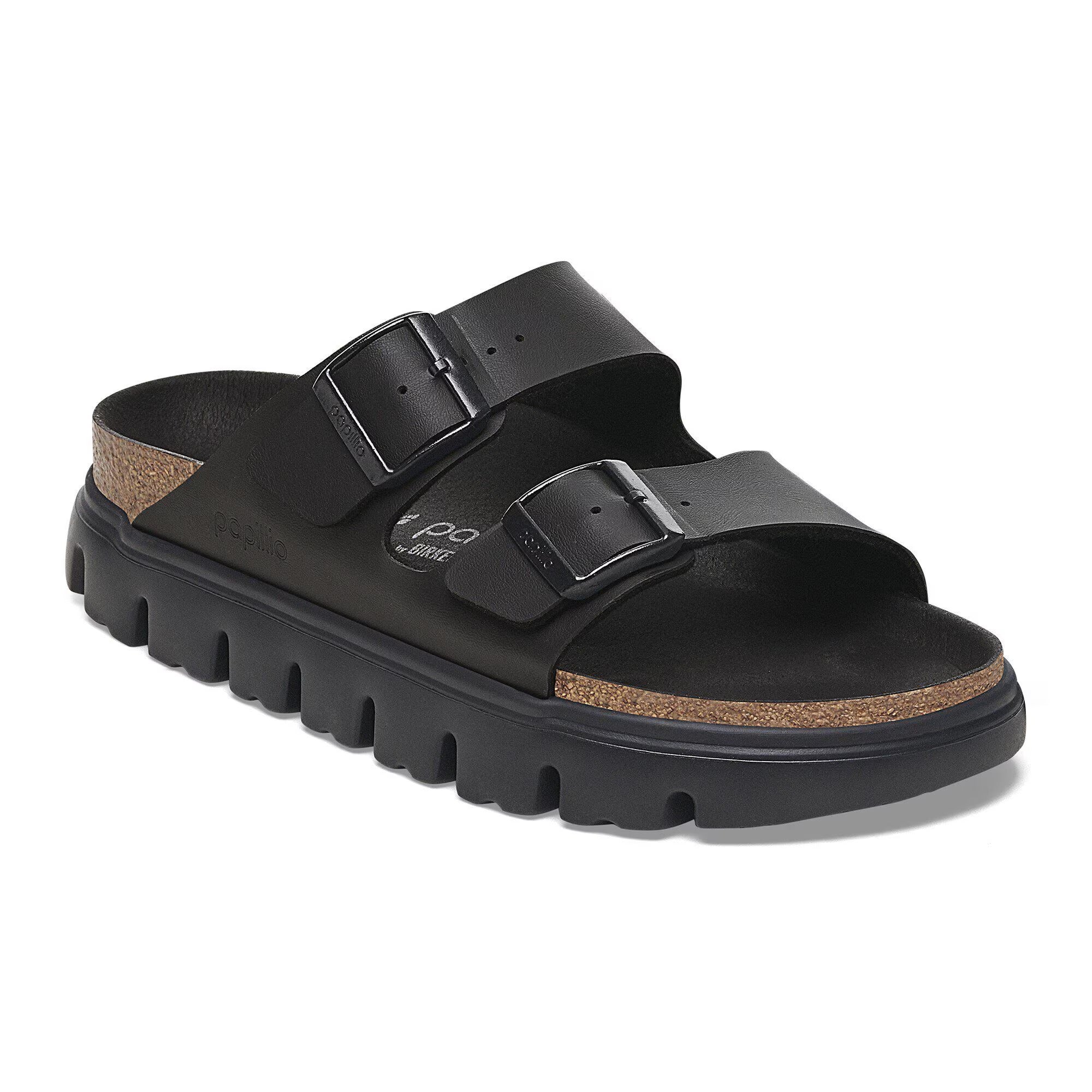 Birkenstock Ciabatta Donna Arizona PAP Chunky-Black