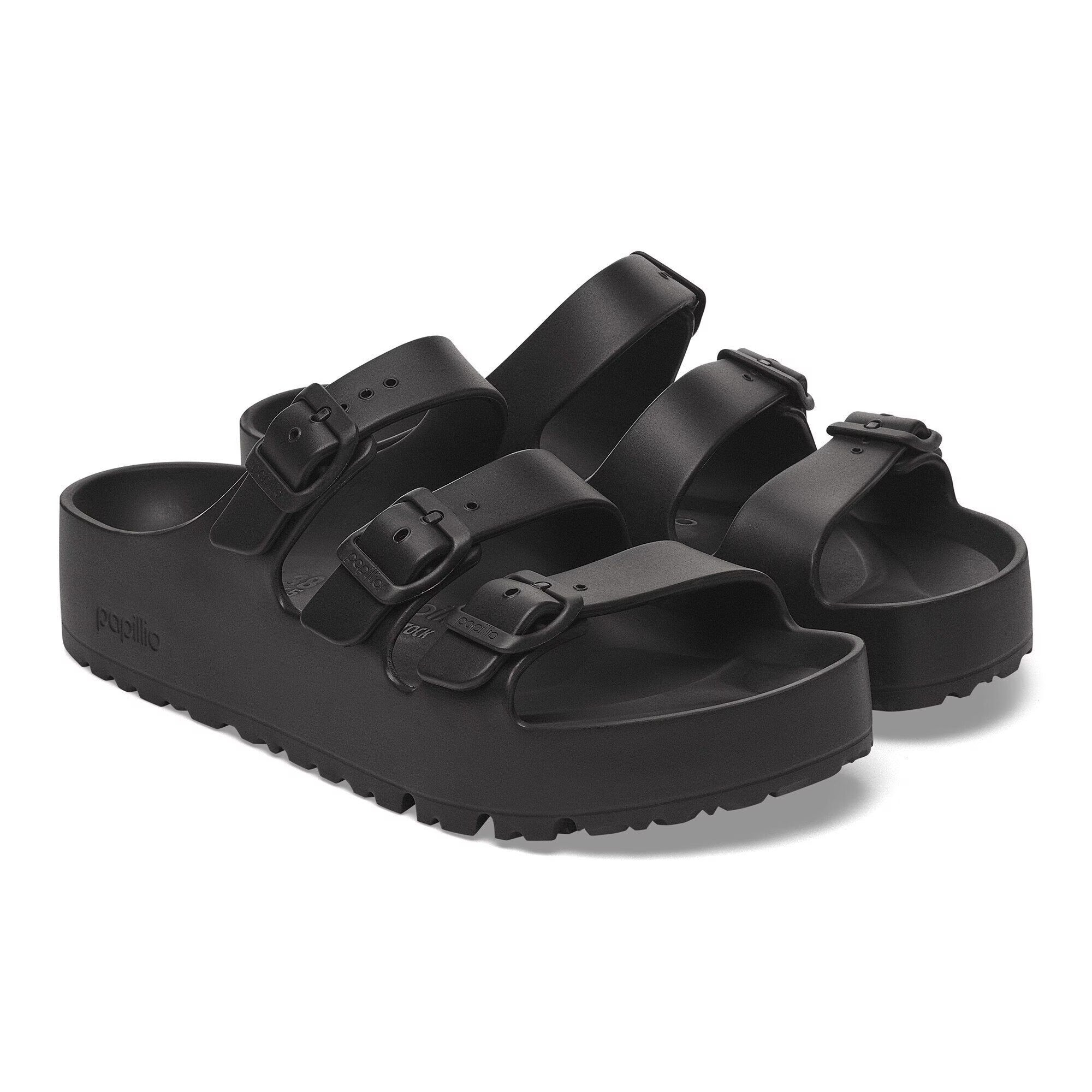 BIRKENSTOCK Ciabatta Donna FLORIDA EVA FLEX PLATFORM-Black