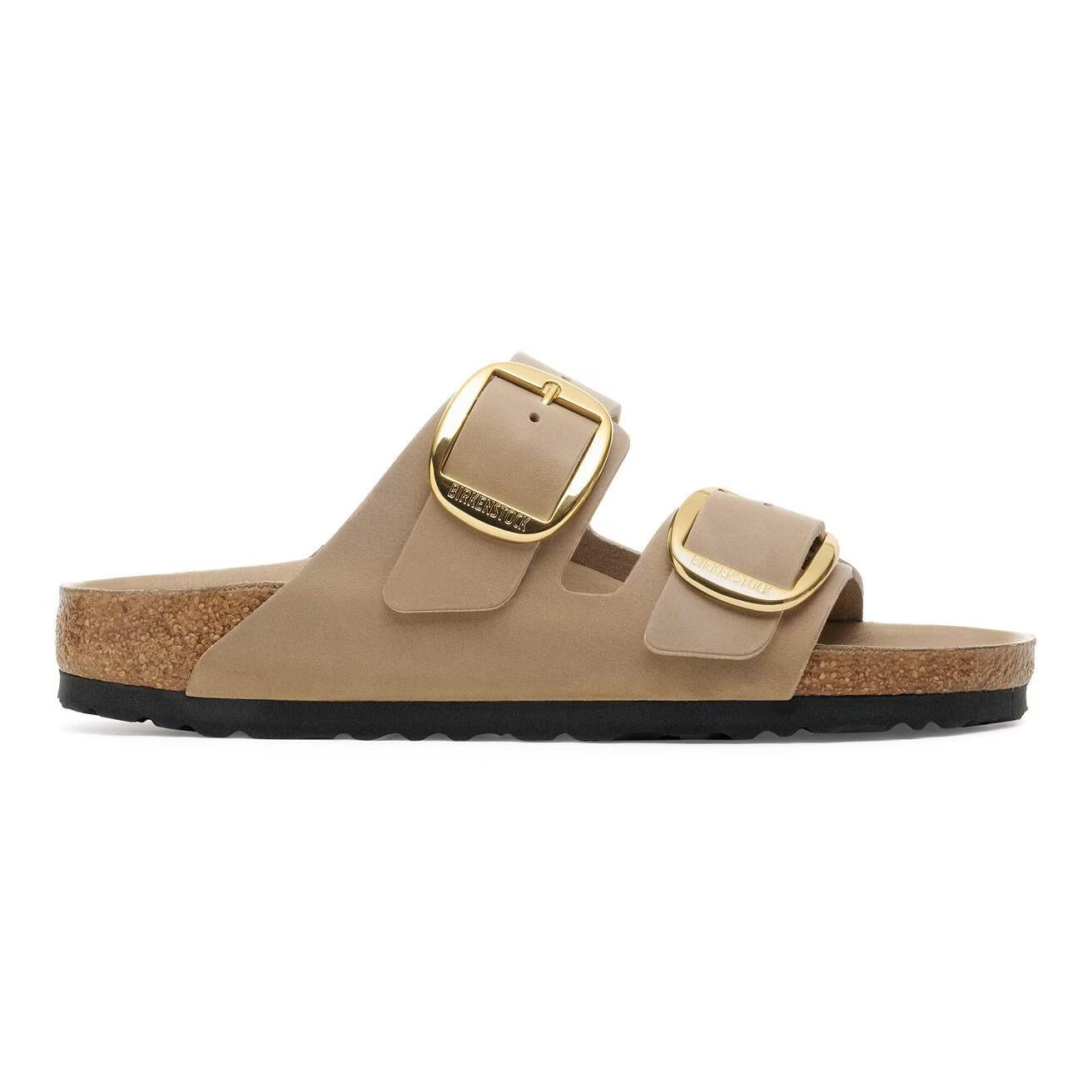 BIRKENSTOCK Ciabatta Donna Arizona Big Buckle Oiled Leather-Tobacco Brown