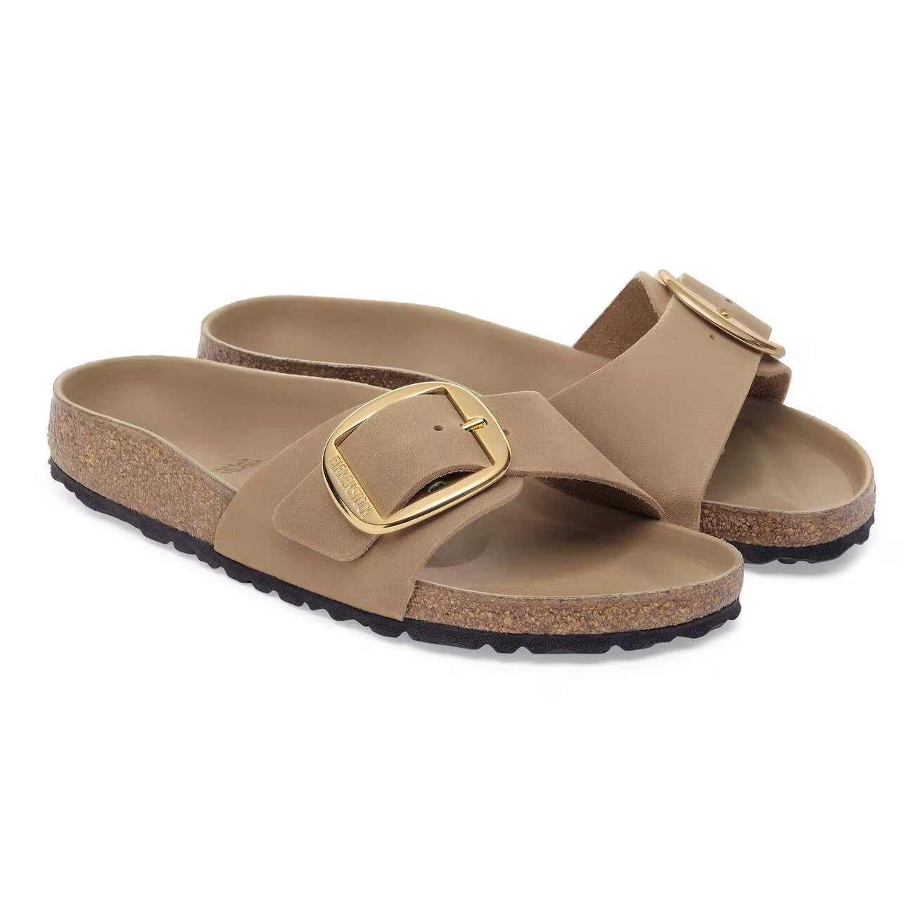 BIRKENSTOCK Ciabatta Donna MADRID BIG BUCKLE Oiled Leather-Tobacco Brown