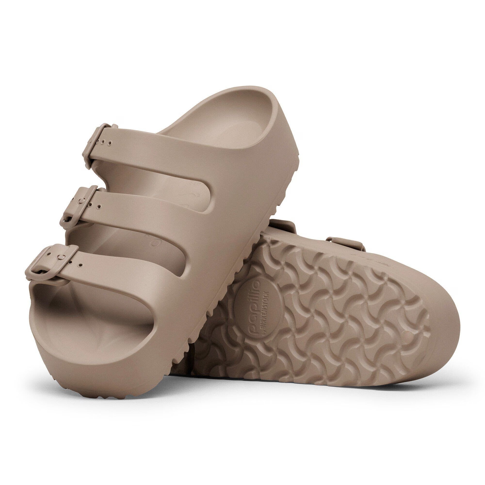 BIRKENSTOCK Ciabatta Donna FLORIDA EVA FLEX PLATFORM-Gray Taupe