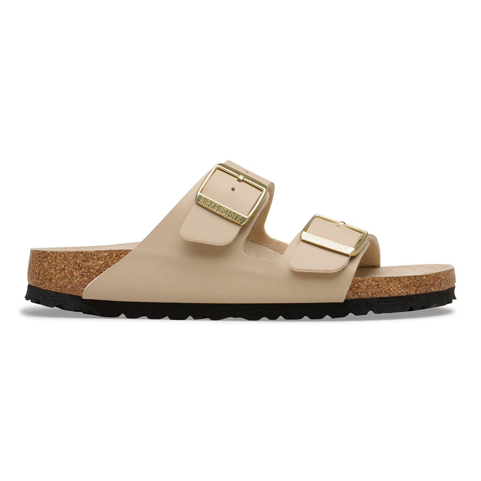 Birkenstock Ciabatta Donna Arizona Birko Flor-Triples Sandcastle/Oyster