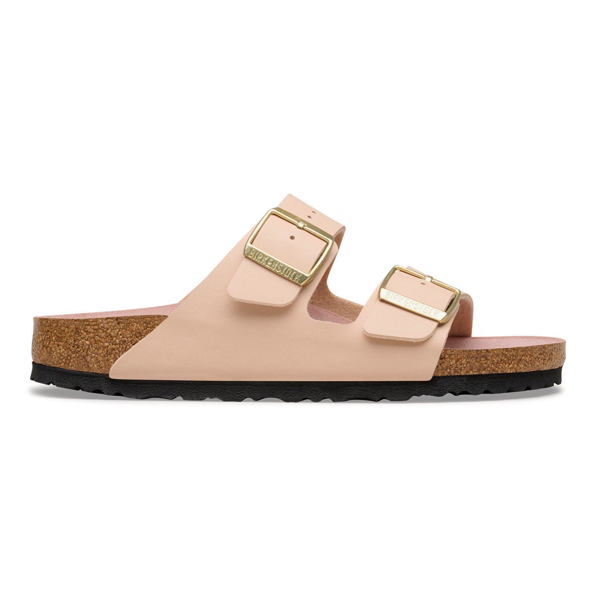 Birkenstock Ciabatta Donna Arizona Birko Flor-Triples New Beige/Pink Clay