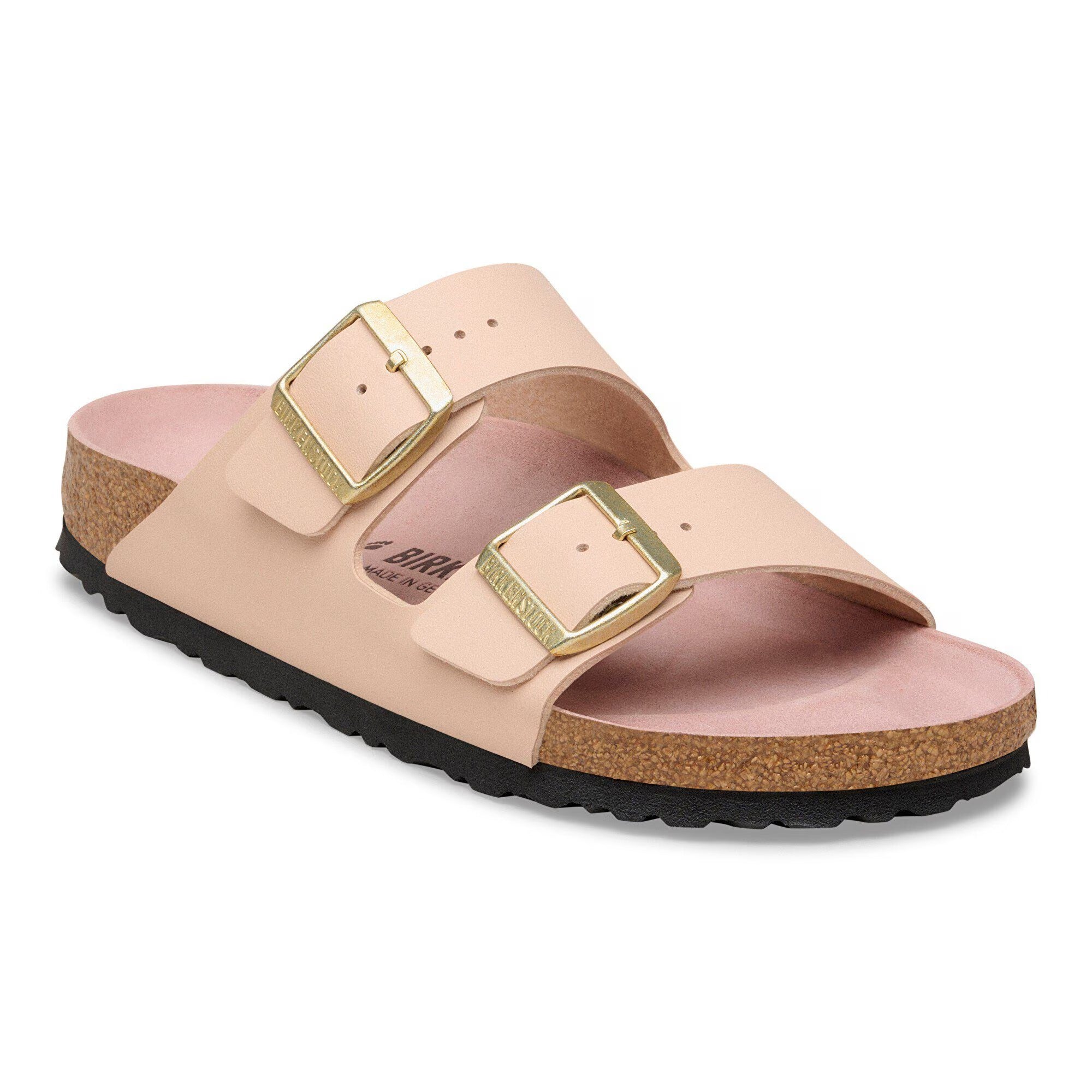 Birkenstock Ciabatta Donna Arizona Birko Flor-Triples New Beige/Pink Clay