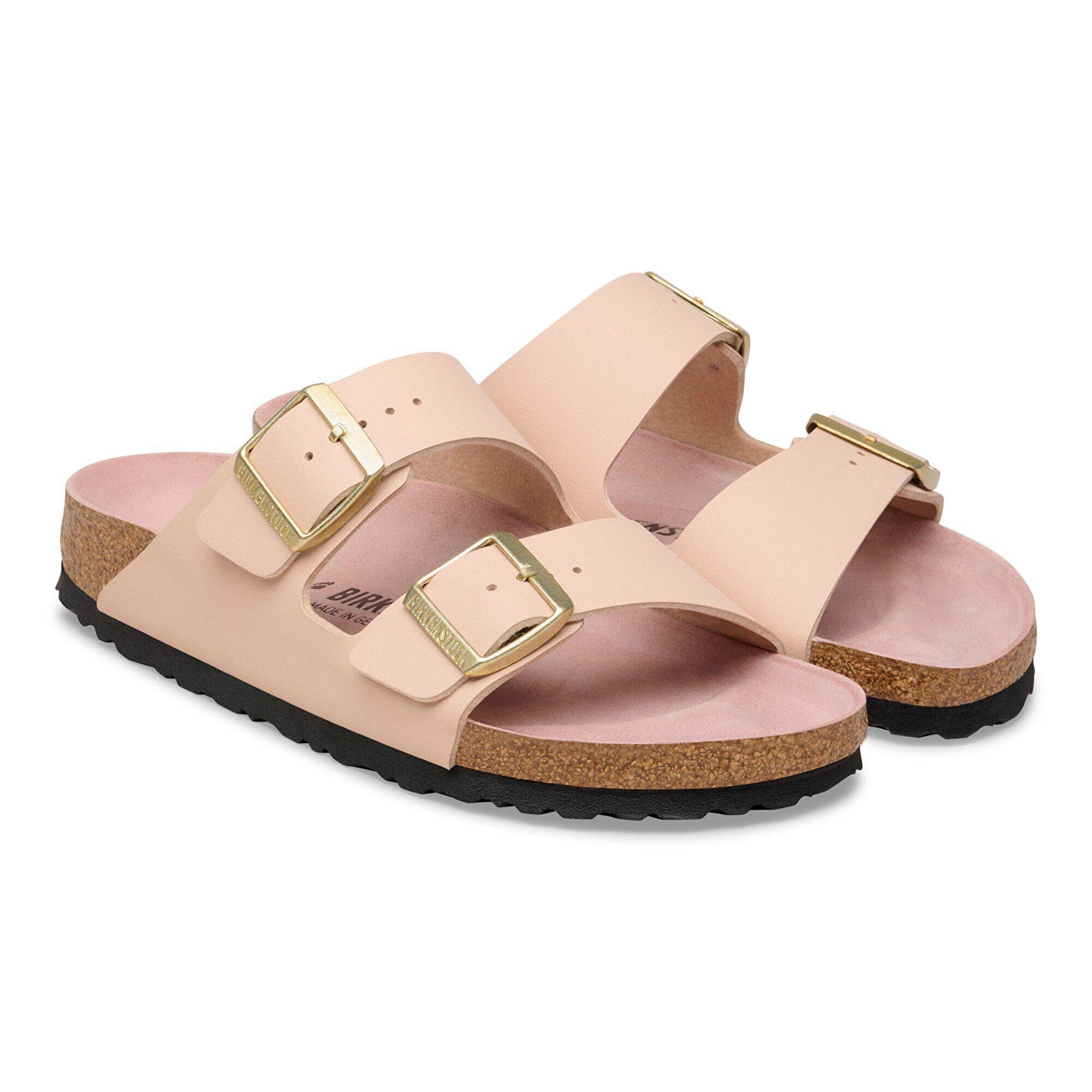 Birkenstock Ciabatta Donna Arizona Birko Flor-Triples New Beige/Pink Clay