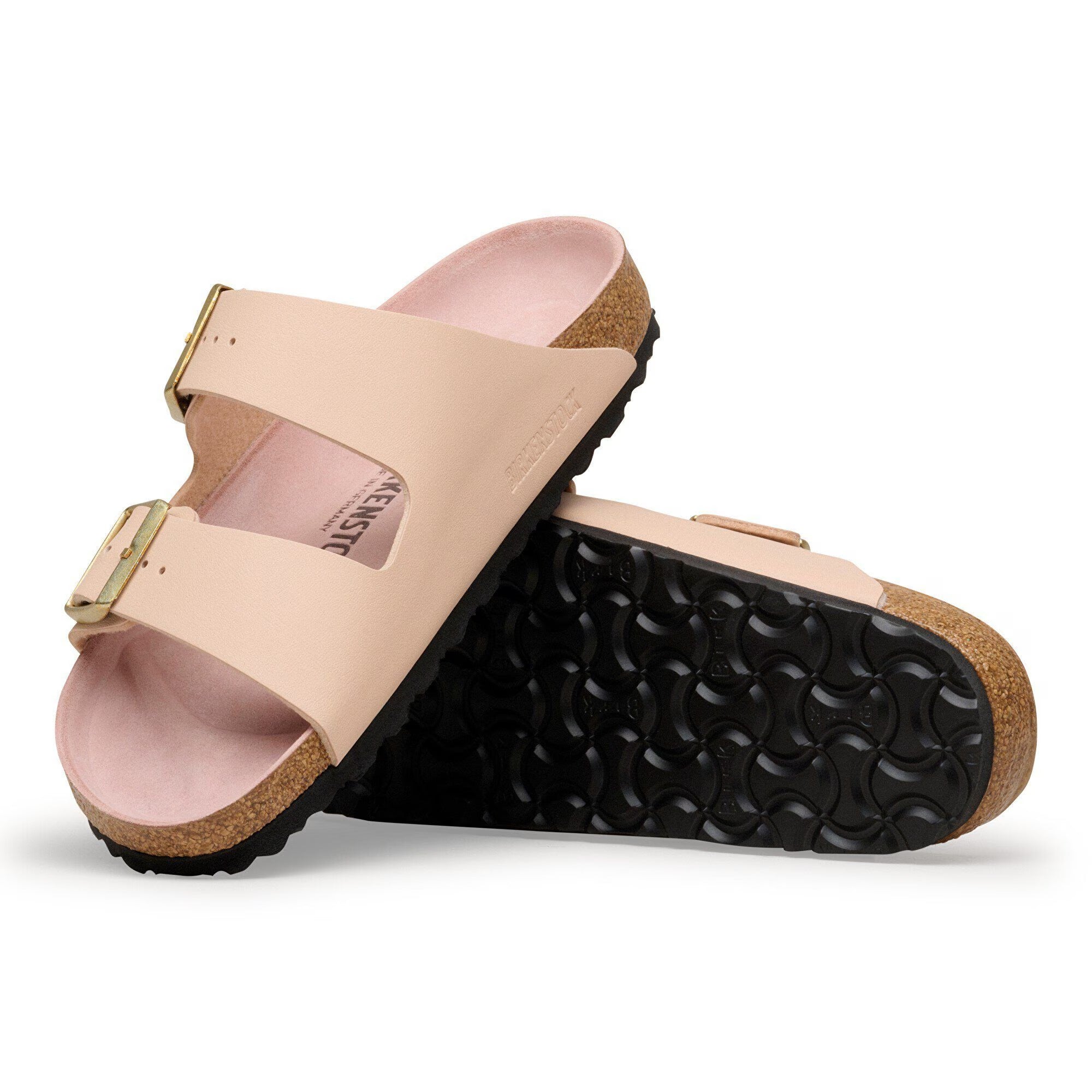 Birkenstock Ciabatta Donna Arizona Birko Flor-Triples New Beige/Pink Clay
