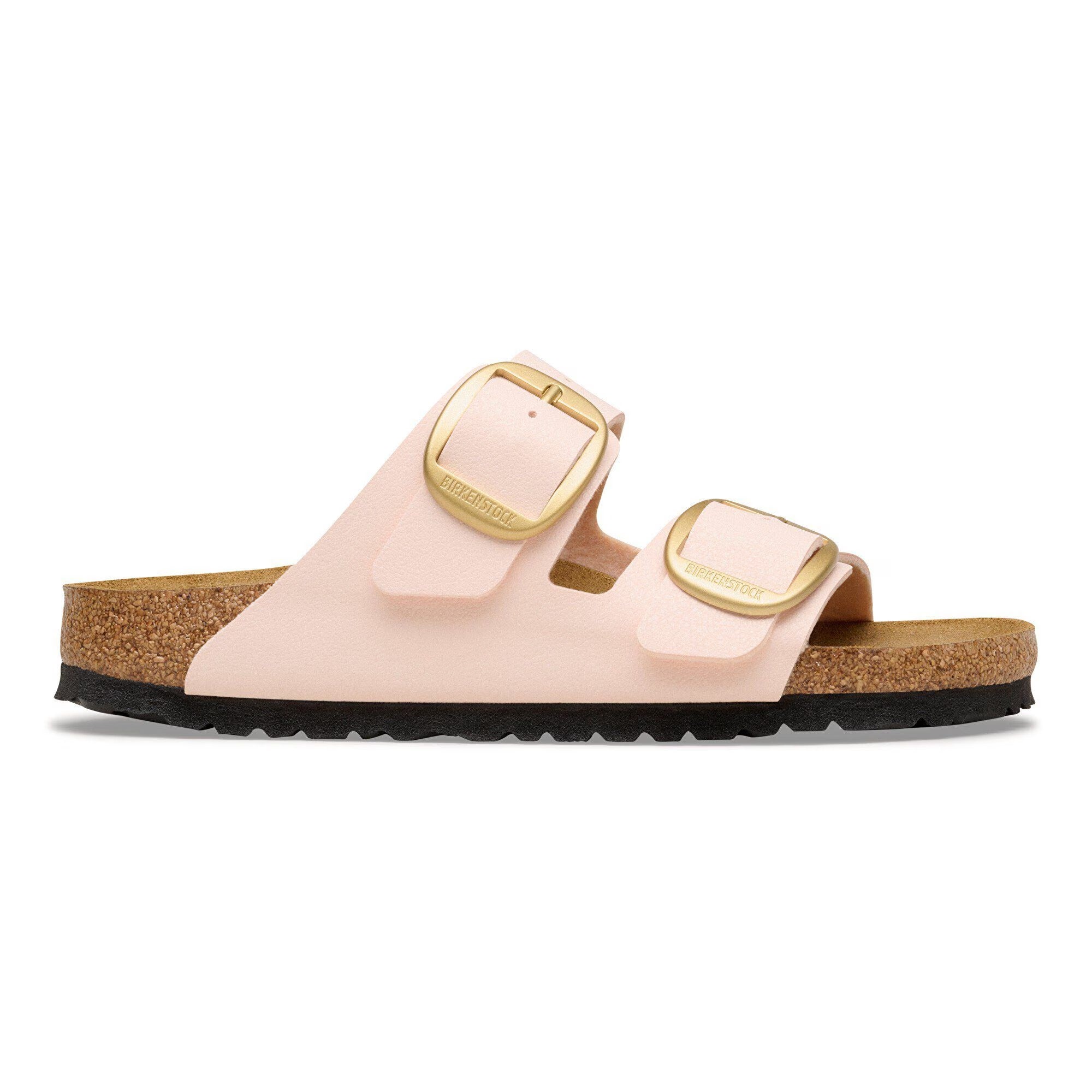 BIRKENSTOCK Ciabatta Donna Arizona Big Buckle Birko Flor Nabuk-Light Rose