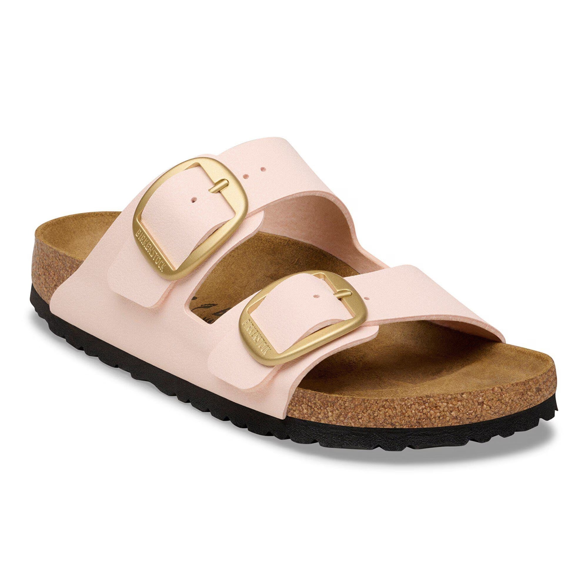 BIRKENSTOCK Ciabatta Donna Arizona Big Buckle Birko Flor Nabuk-Light Rose