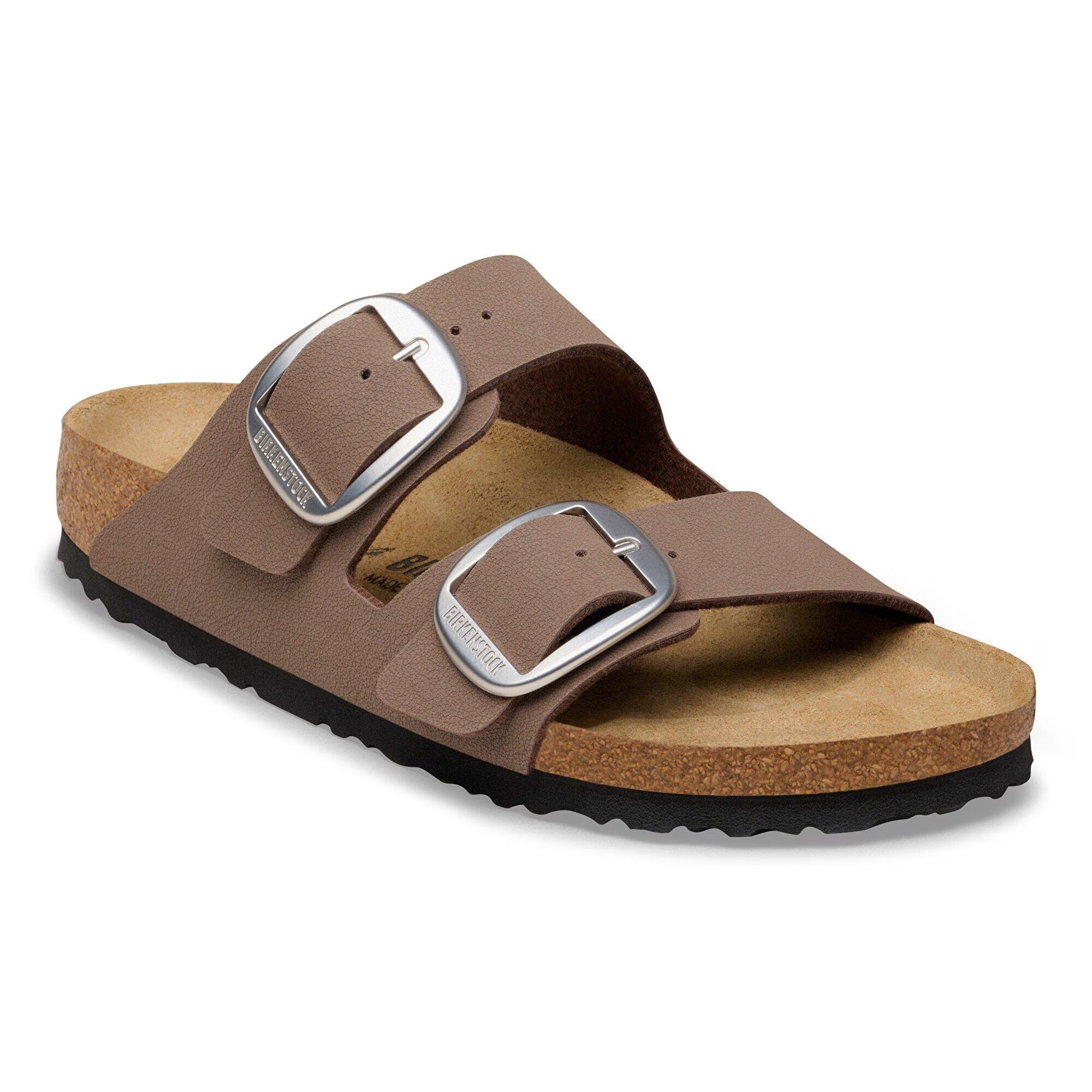 BIRKENSTOCK Ciabatta Donna Arizona Big Buckle Birko Flor Nabuk-Mocca
