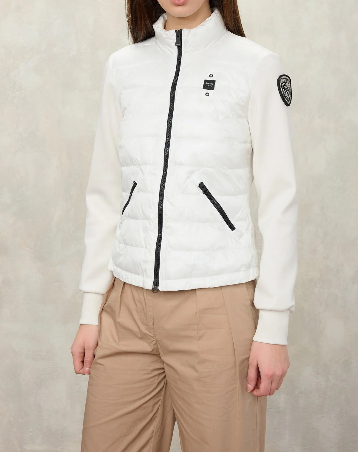 BLAUER GIUBBINO Donna HASKEL-Bianco