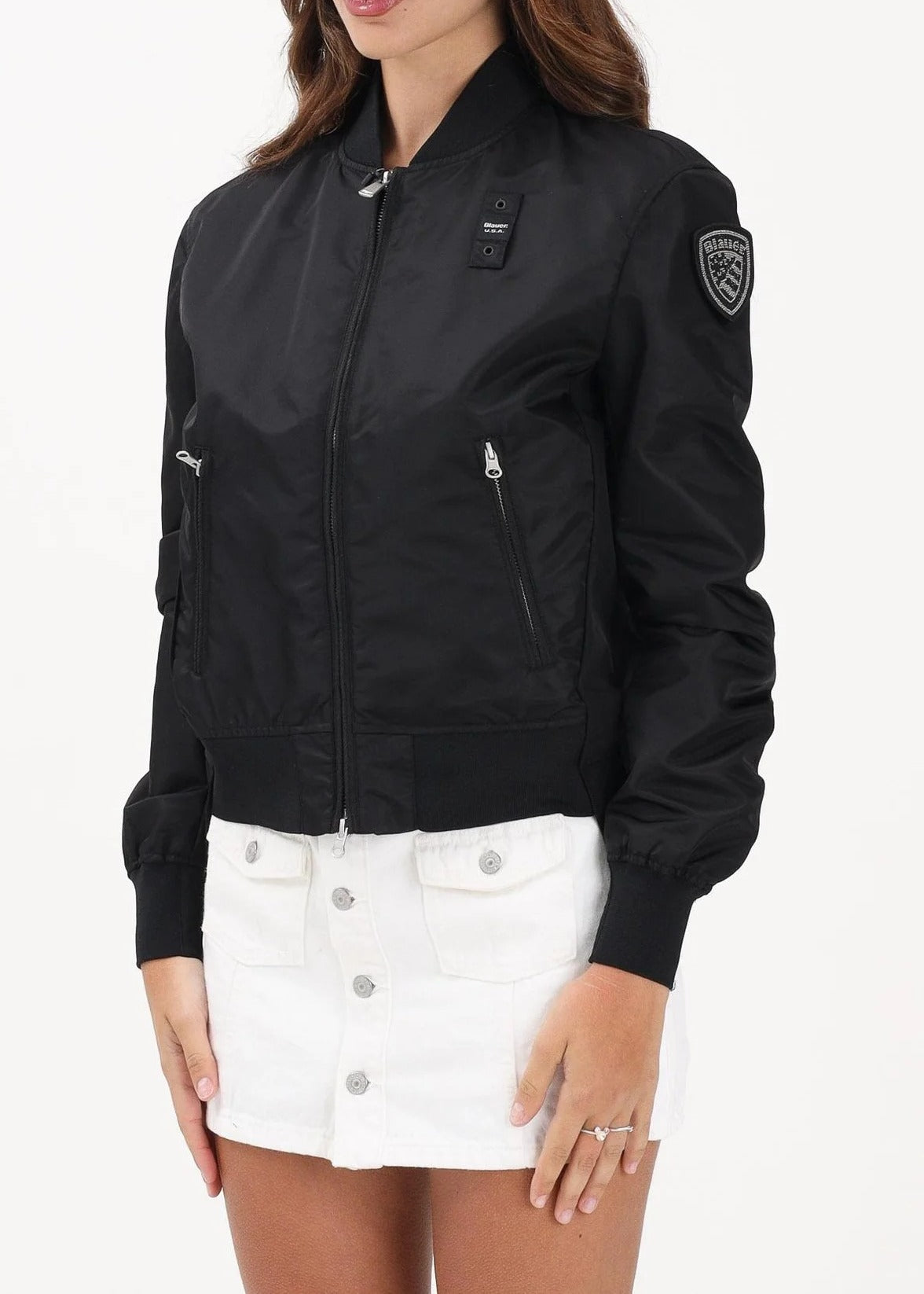 BLAUER Bomber Donna LAURIE-Nero