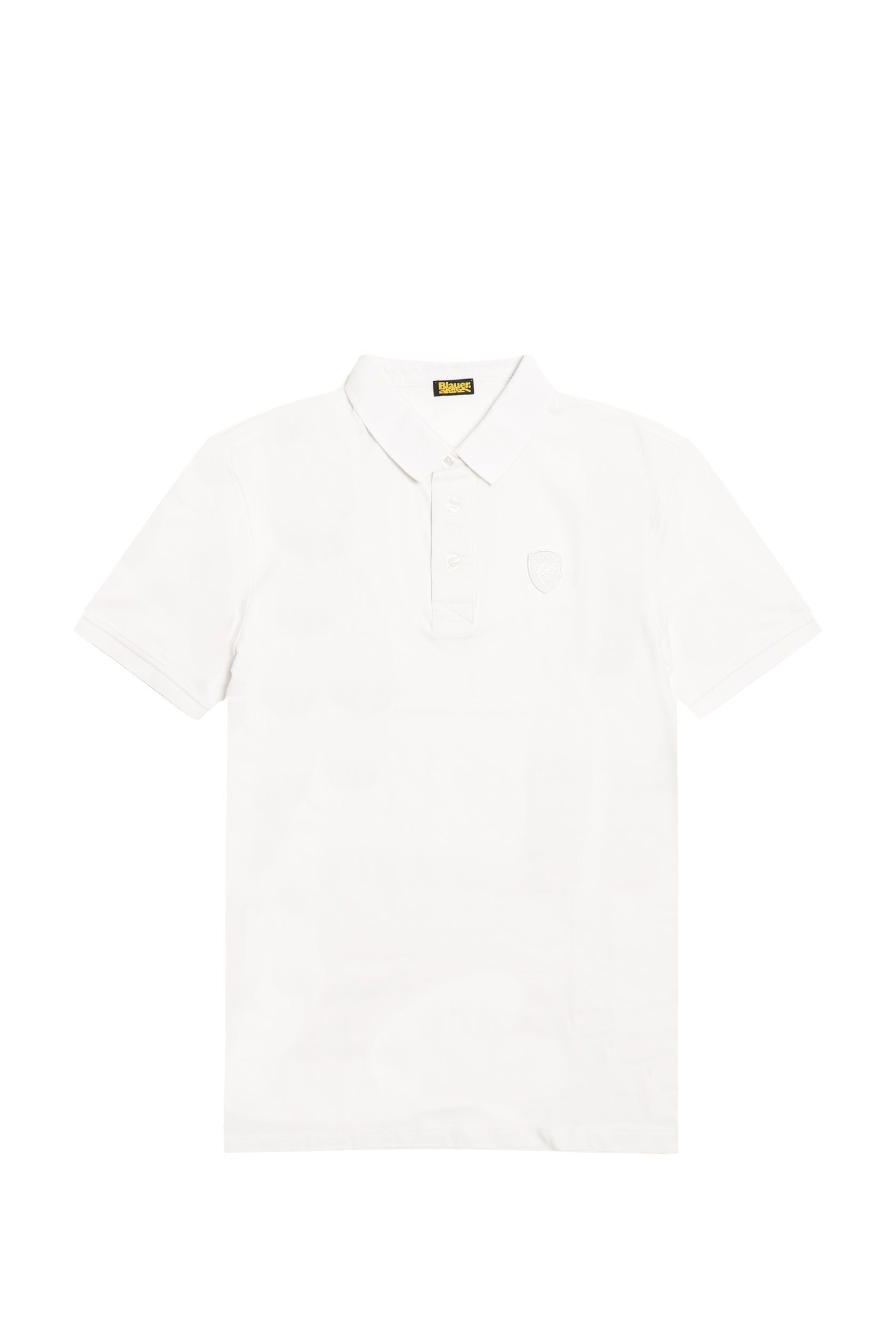 BLAUER Polo Uomo ALBANS-Bianco