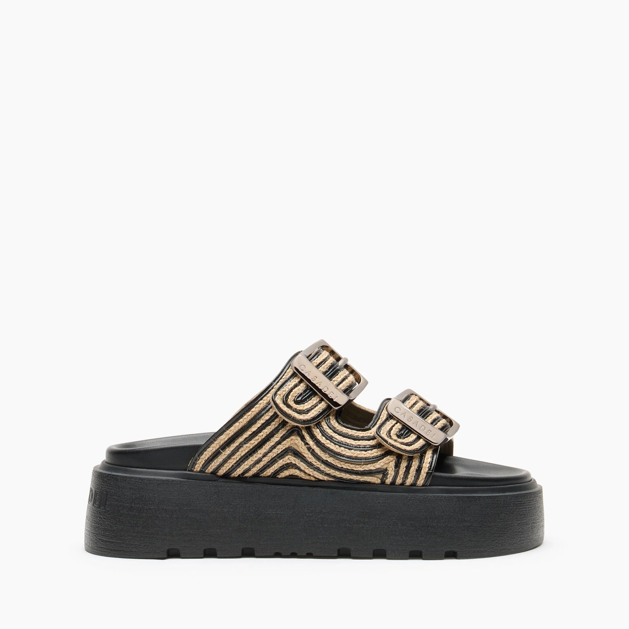 CASADEI Ciabatta Donna Birky Thaiti-Nero