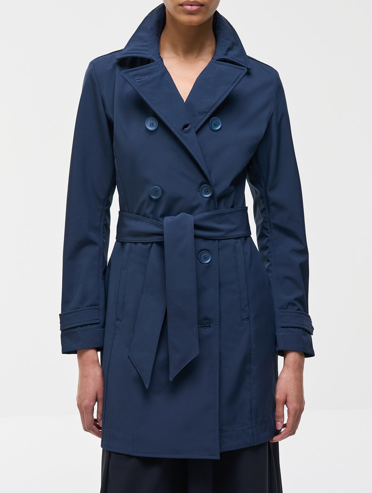 COLMAR Trench Donna NEW FUTURITY Impermabile-Blu Navy