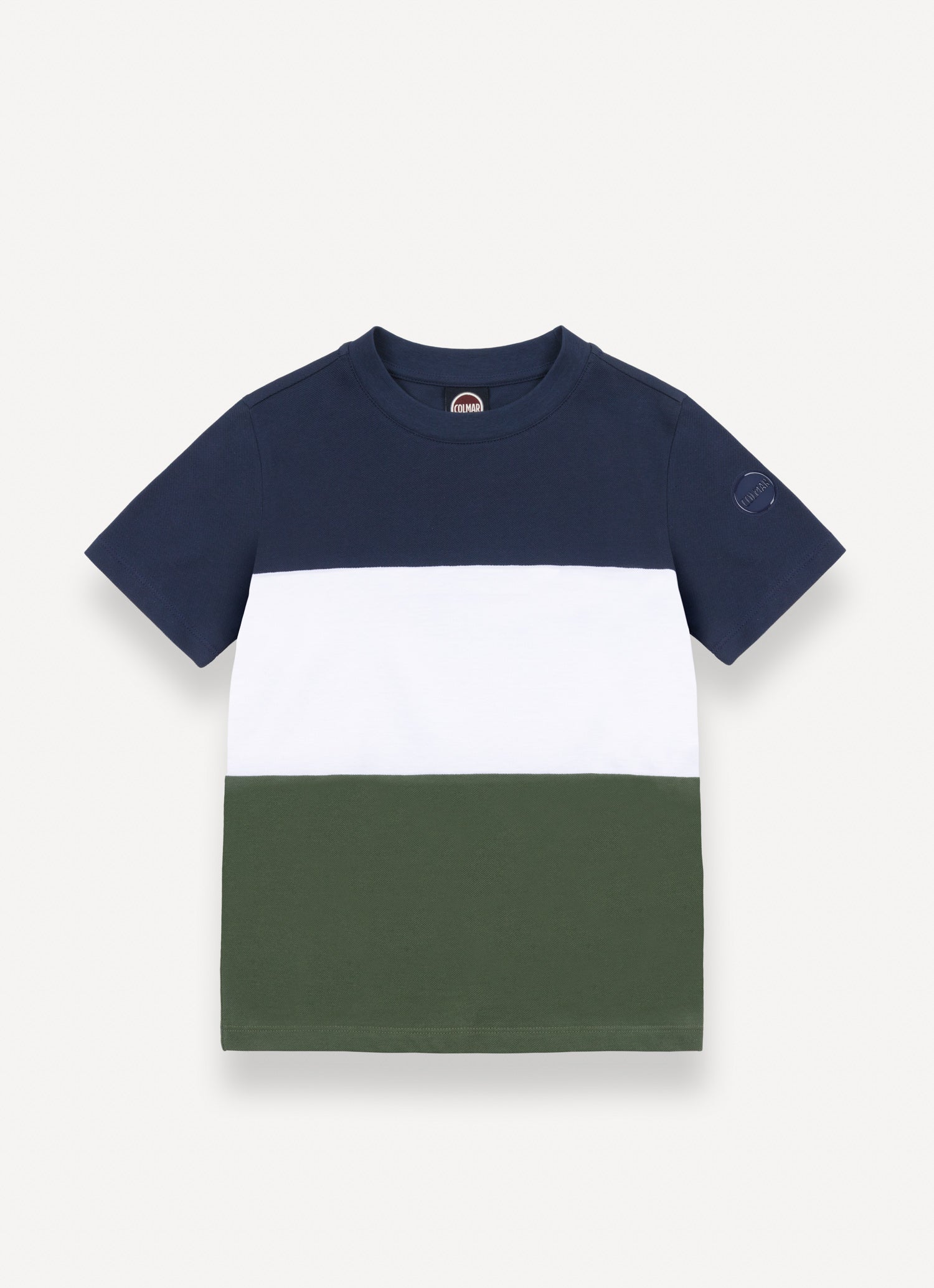 COLMAR T-Shirt Bambino START Color Block-Blu Navy