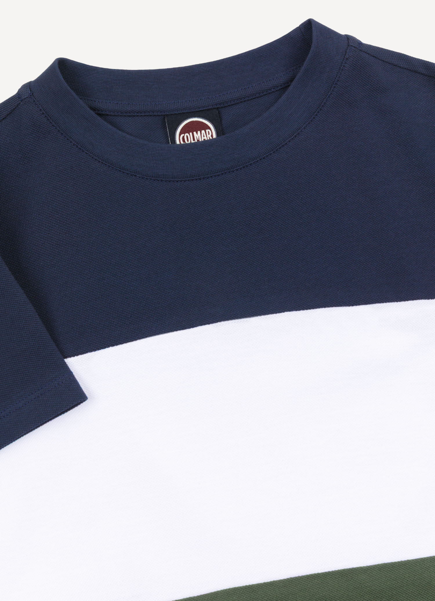 COLMAR T-Shirt Bambino START Color Block-Blu Navy