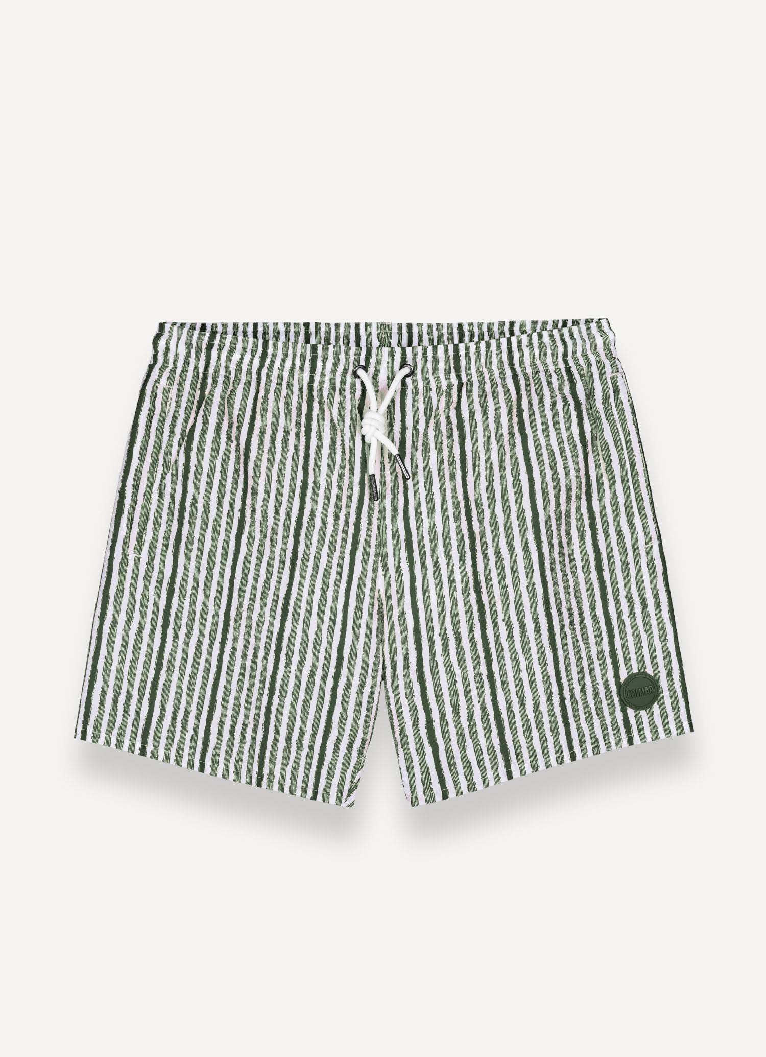 COLMAR Costume Boxer Uomo RULED-Verde Jeep/Bianco