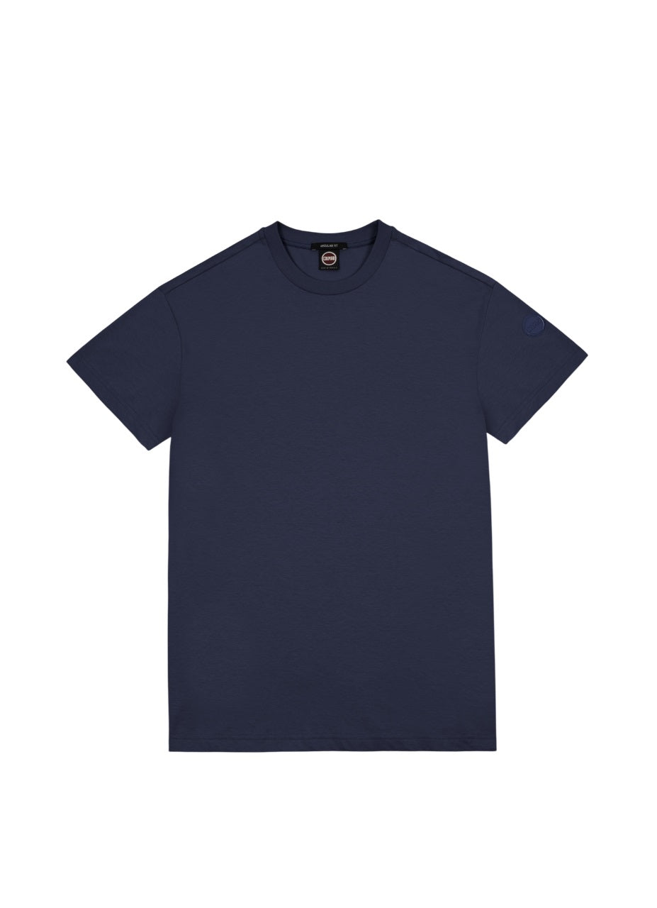 COLMAR T-Shirt Uomo Frida Logo in Tono-Blu Navy