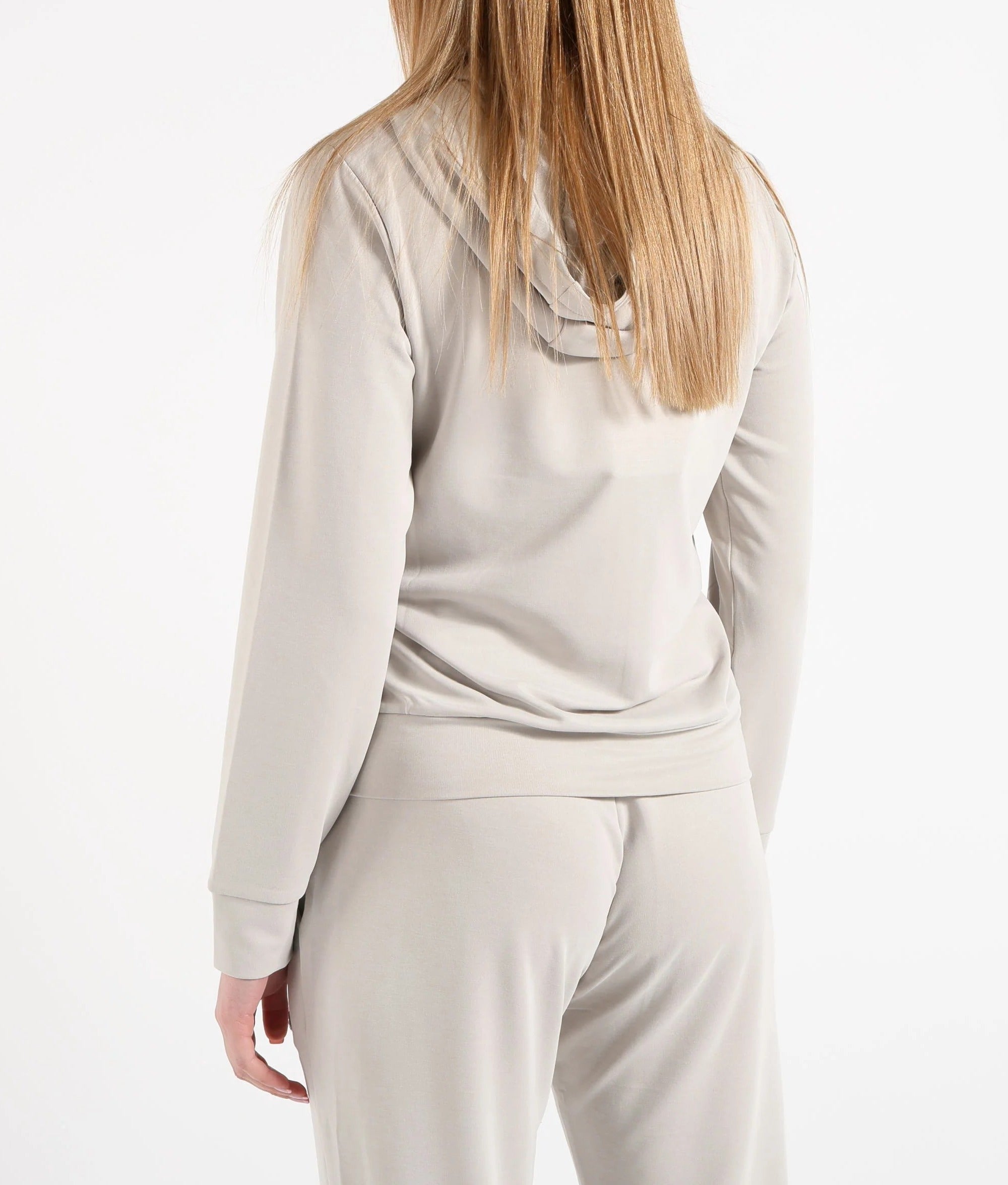 COLMAR Felpa Donna SILKEN Full Zip-Beige Canapa