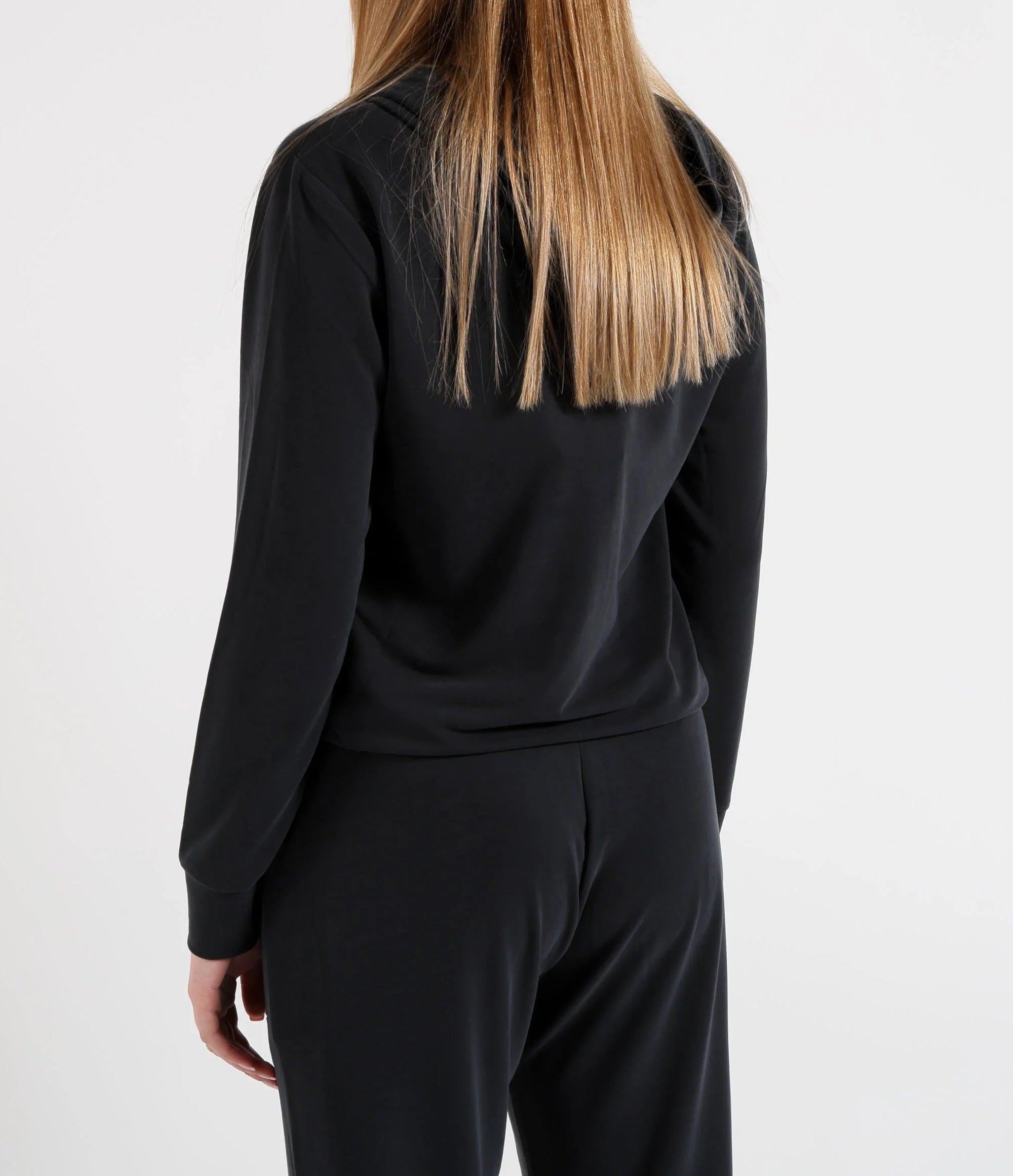 COLMAR Felpa Donna SILKEN Full Zip-Nero